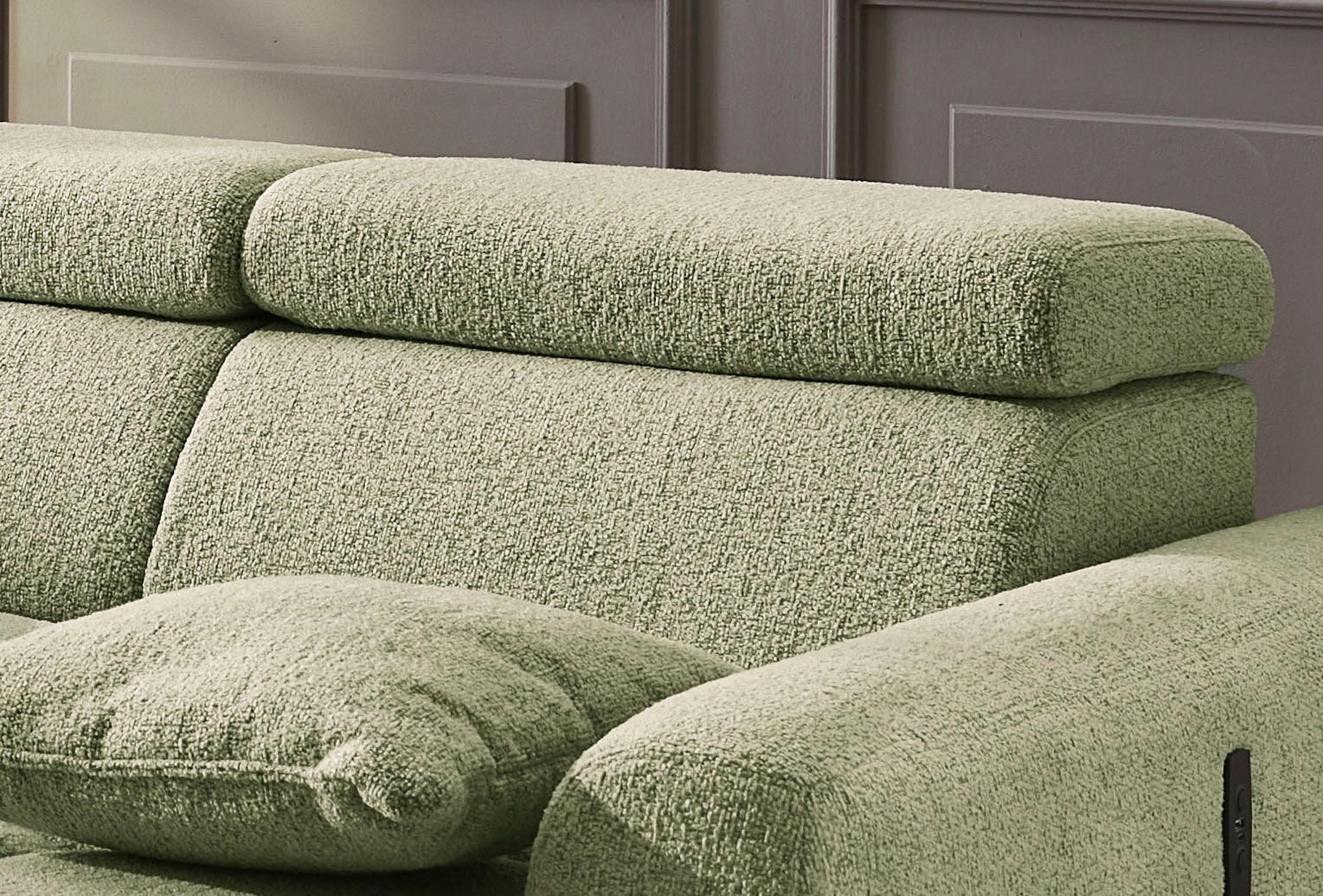 Jockenhöfer Gruppe Ecksofa »Move L-Form, B: 270 cm, mit 60 cm elektr. Sitztiefenverstellung« 140kg Belastbarkeit je Sitz, Kopfteilverstellung & USB-Anschluss