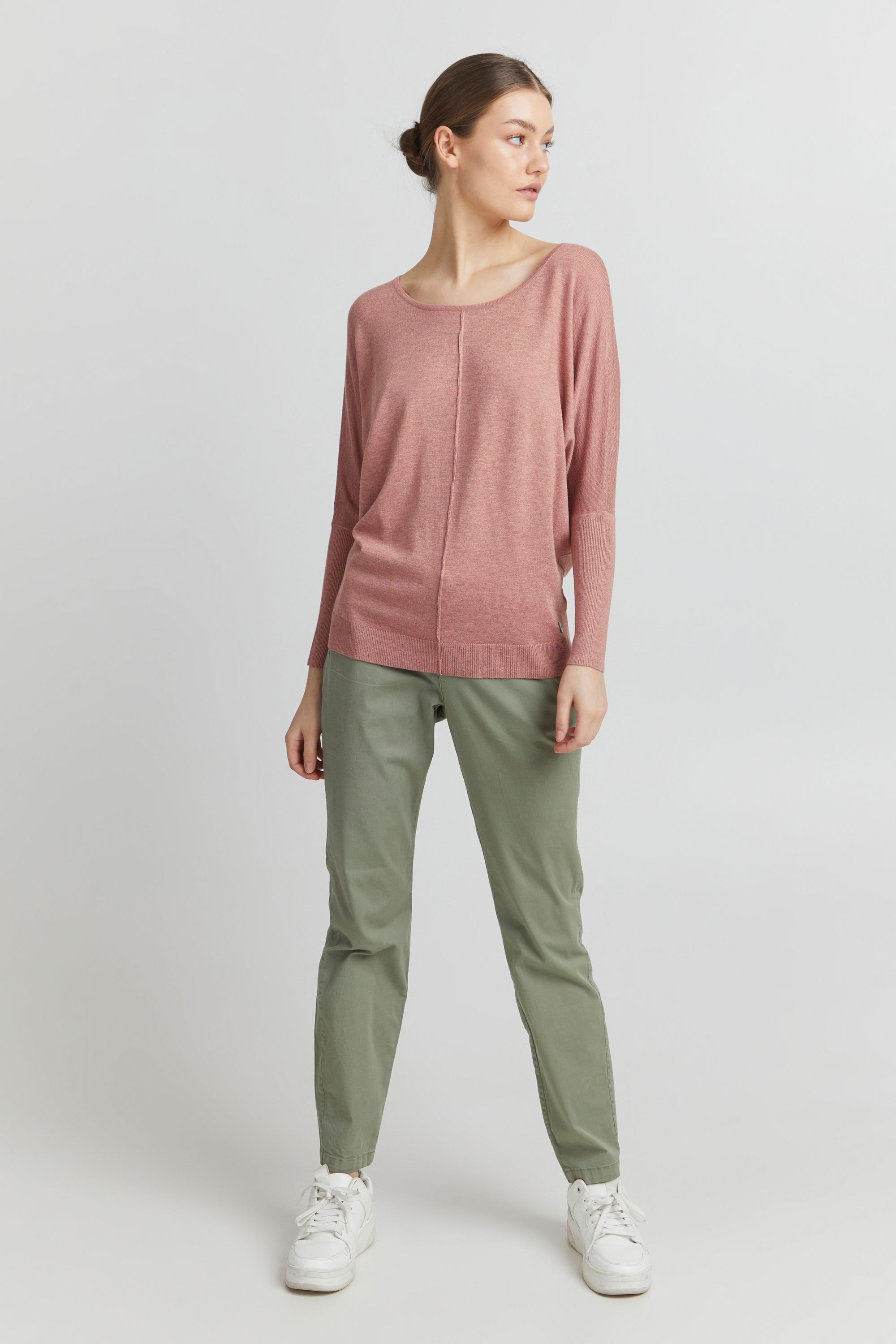 OXMO Herdis Knit Pullover Ash Rose L 2