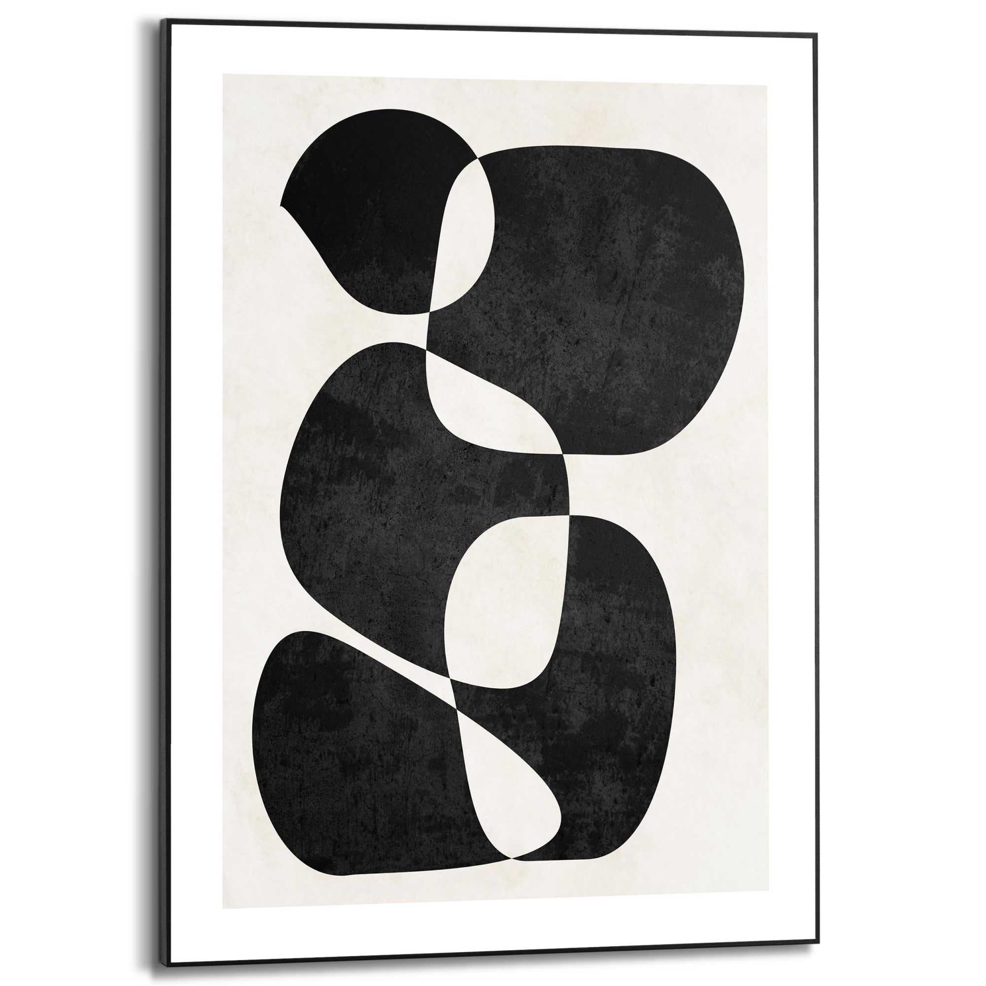 Reinders Poster "Imagination", Wohnzimmer - Formen - Schwarz-Weiß - MDF - A günstig online kaufen