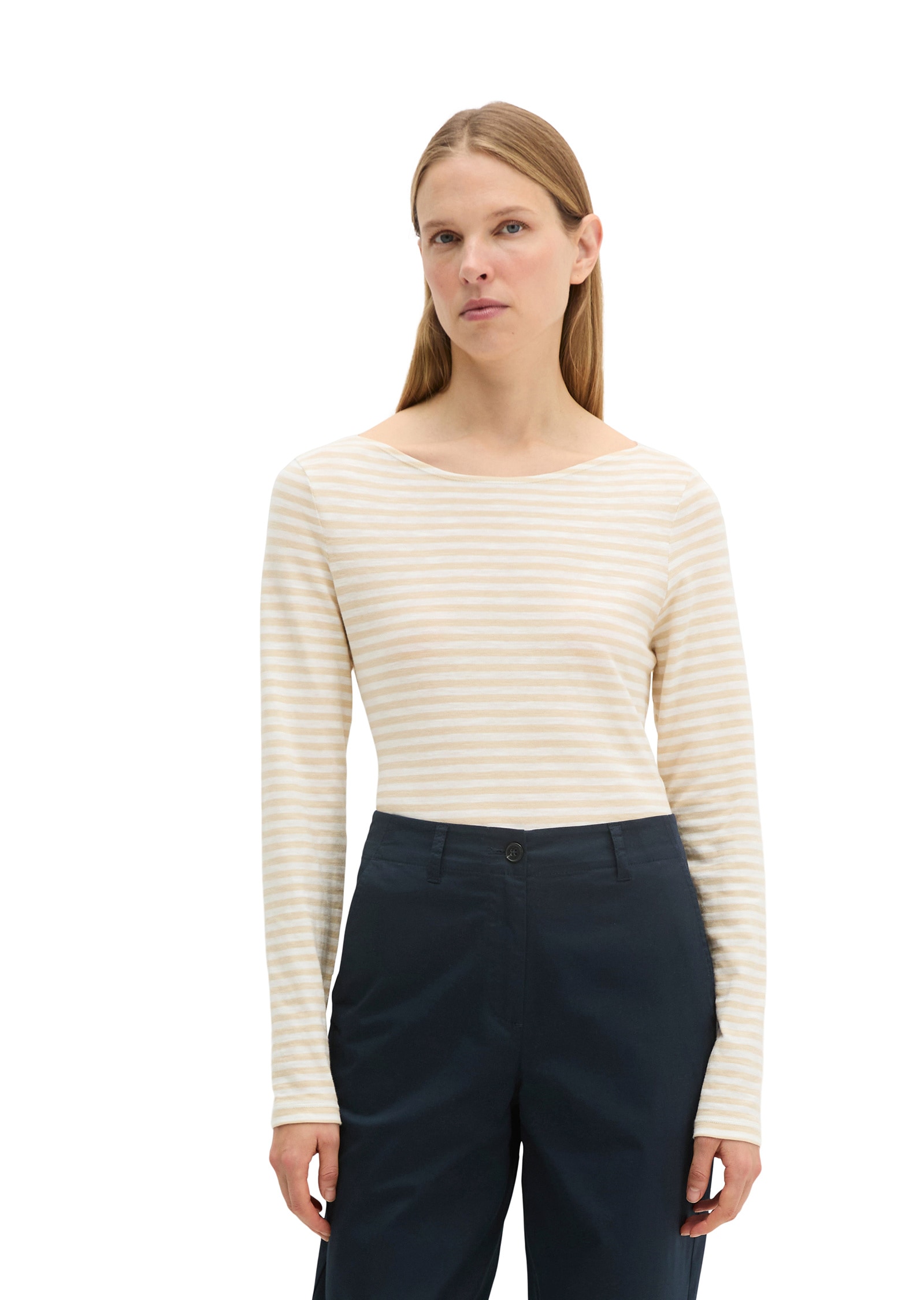 Marc OPolo Langarmshirt "aus Organic Cotton" günstig online kaufen