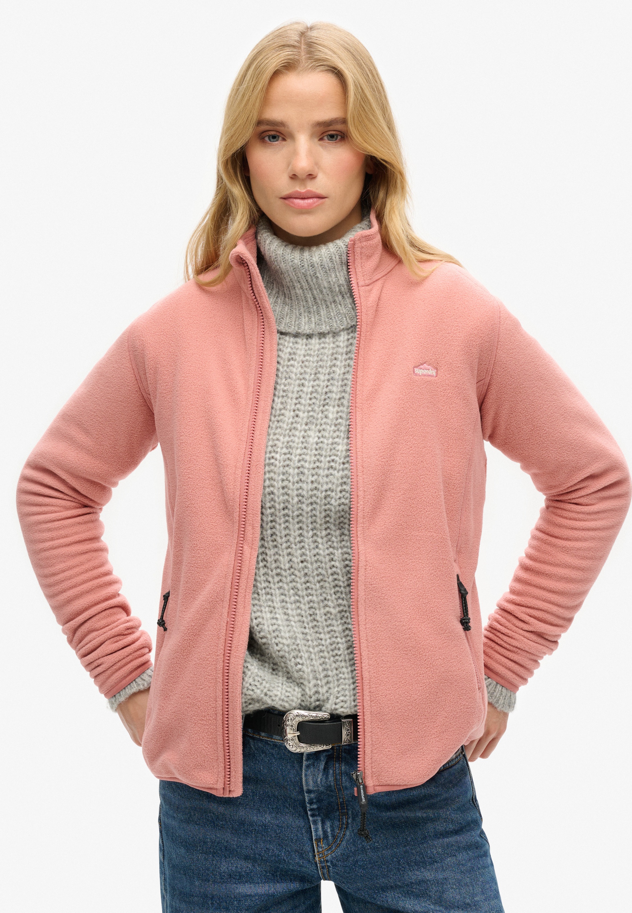 Superdry Sweatjacke »POLAR FLEECE FULL ZIP«