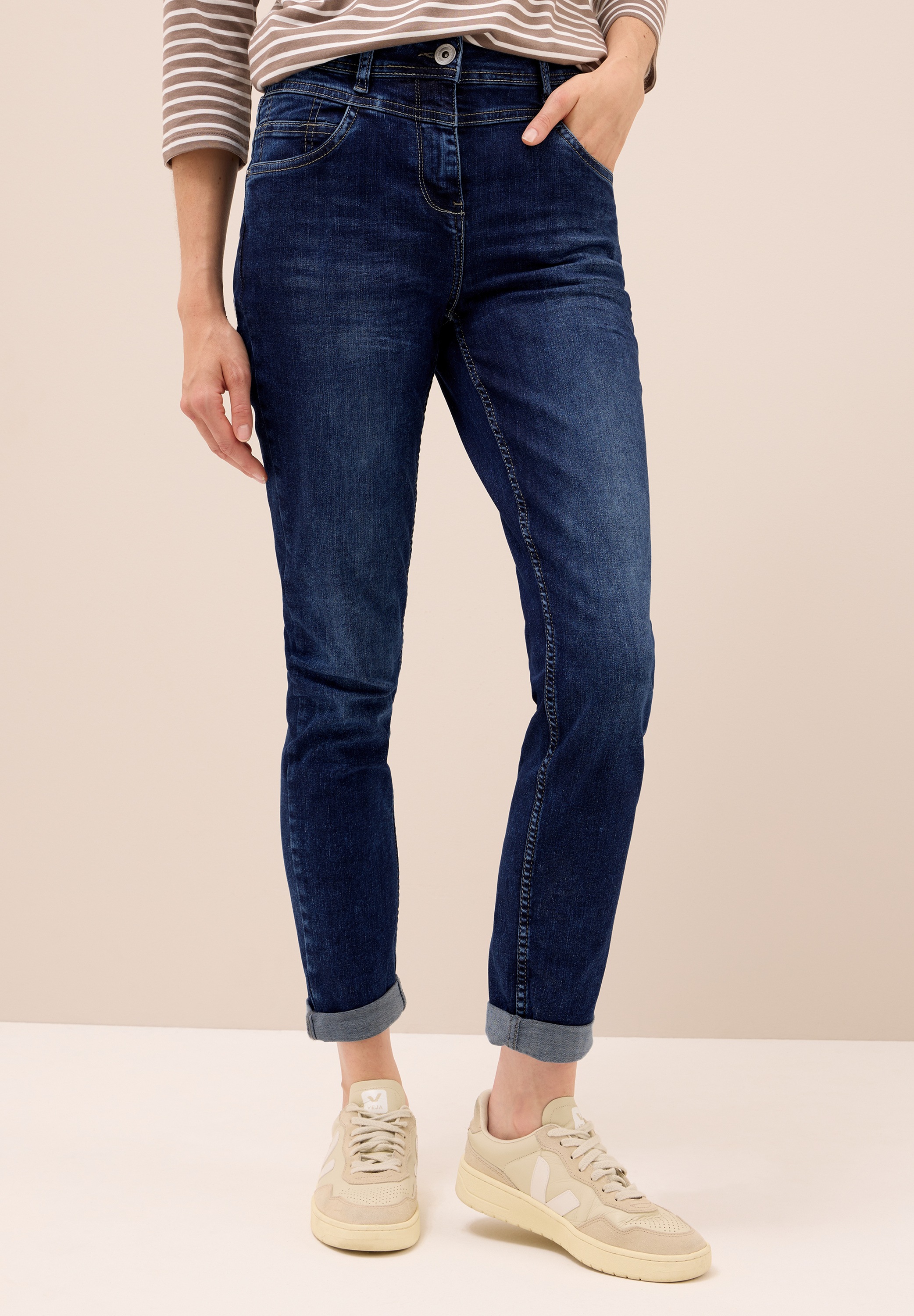 Cecil Slim-fit-Jeans, High Waist günstig online kaufen