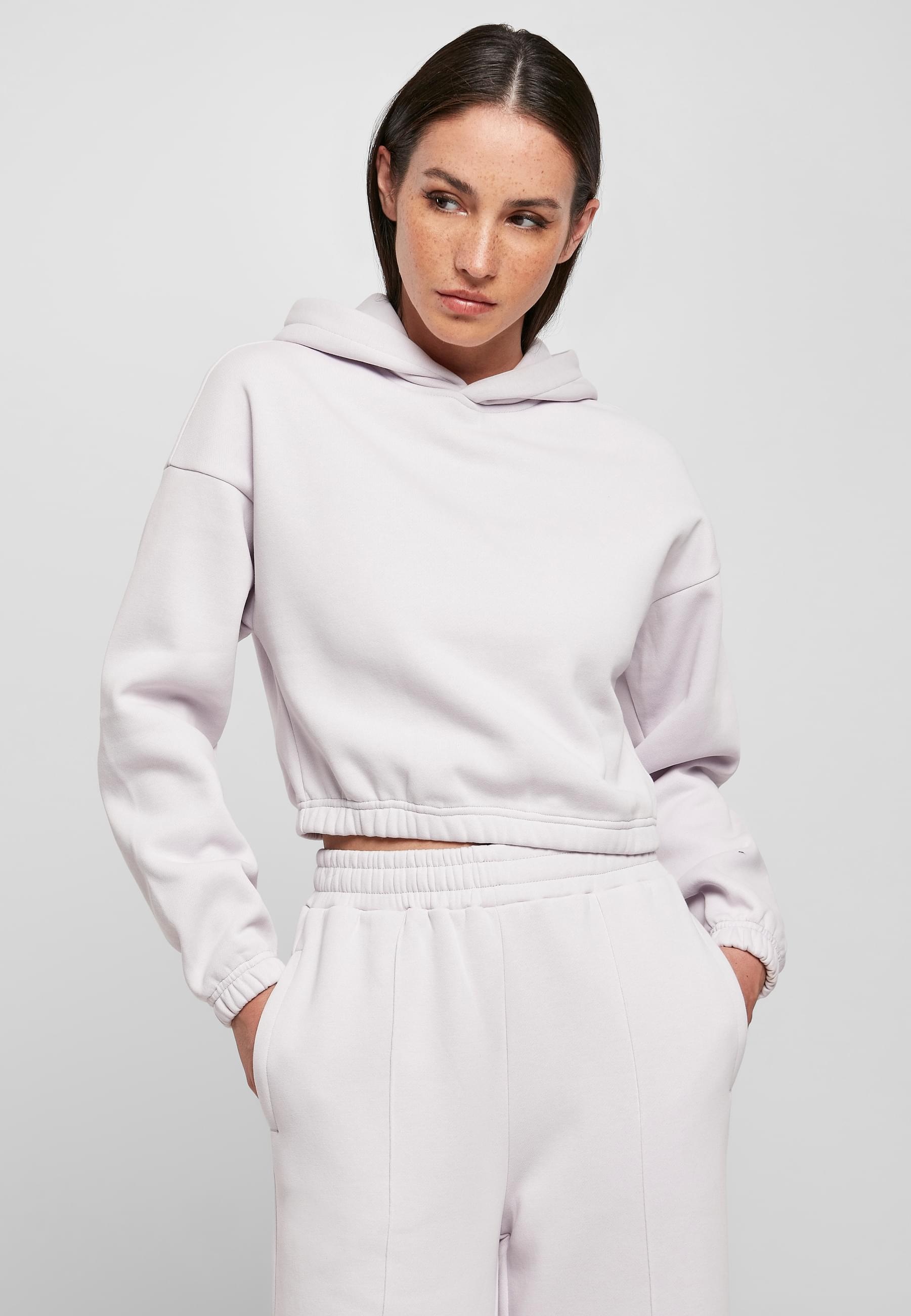 URBAN CLASSICS Kapuzenpullover »Urban Classics Damen Ladies Short Oversized Sweat Hoody«, (1 tlg.)