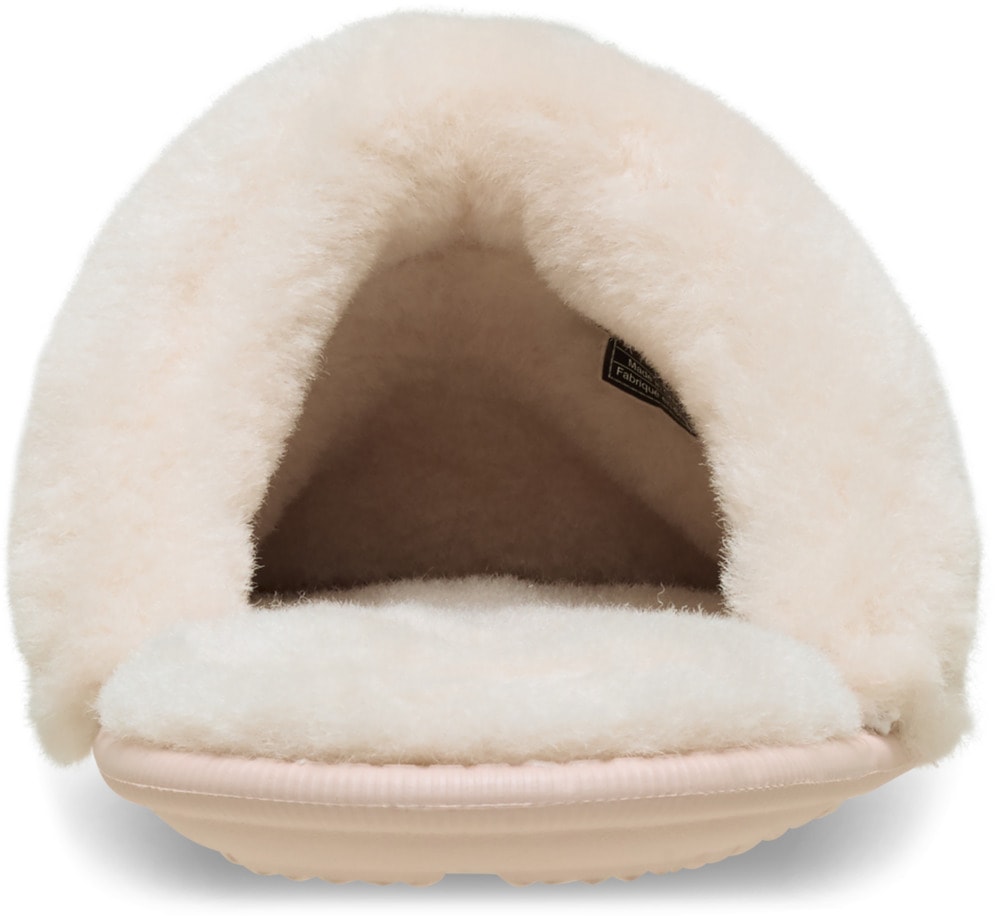 Crocs Pantoffel »Classic Fuzz Scuff«, mit gepolsterter Innensohle