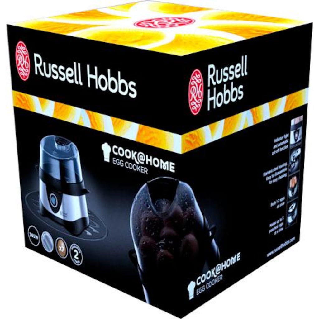 RUSSELL HOBBS Eierkocher »Cook at Home Stylo 14048-56«, für 7 St. Eier, 365 W, oder für bis zu 3 pochierte Eier