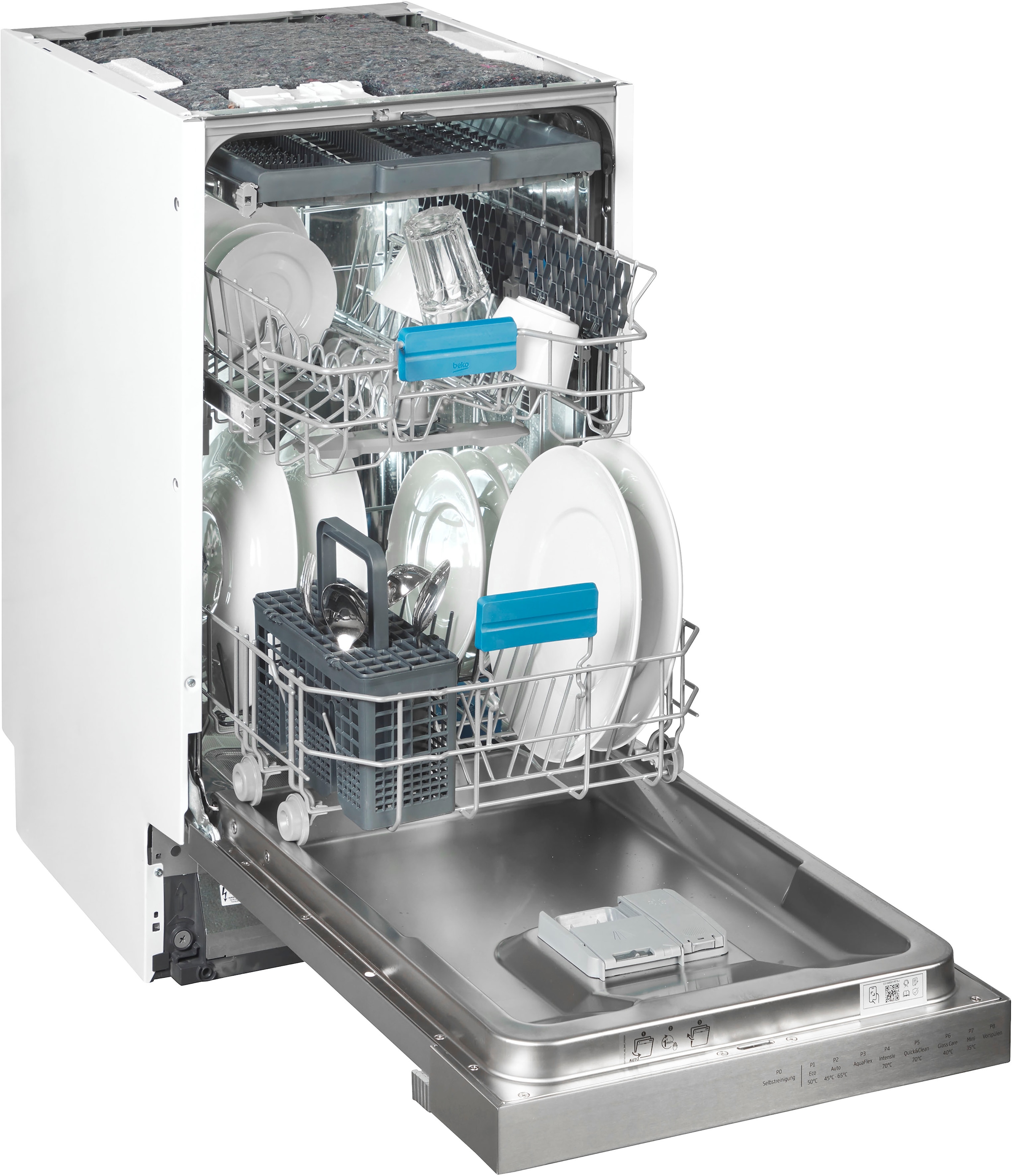 BEKO teilintegrierbarer Geschirrspüler »BDSS28040XQ 7686101635«, 10 Maßgedecke, SelfDry