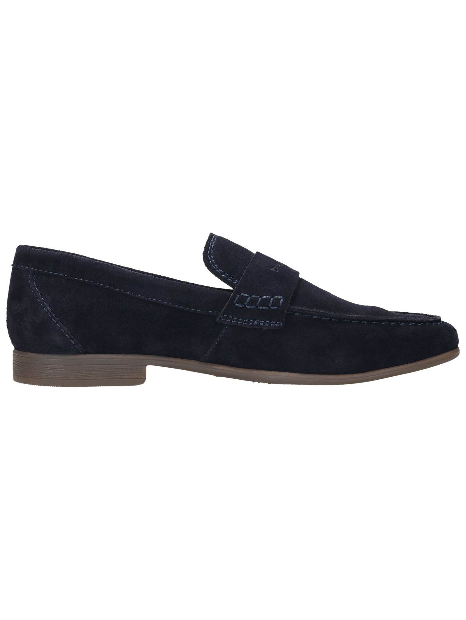 Slipper BUGATTI "bugatti Slipper Leder", Herren, Gr. 41, dunkelblau, Leder, Schuhe Slipper 3
