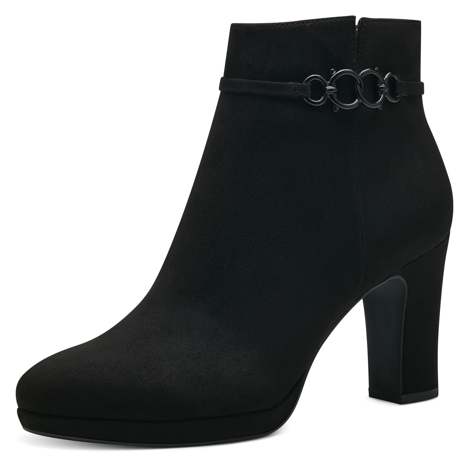 High-Heel-Stiefelette, mit dezenter Schmuckapplikation