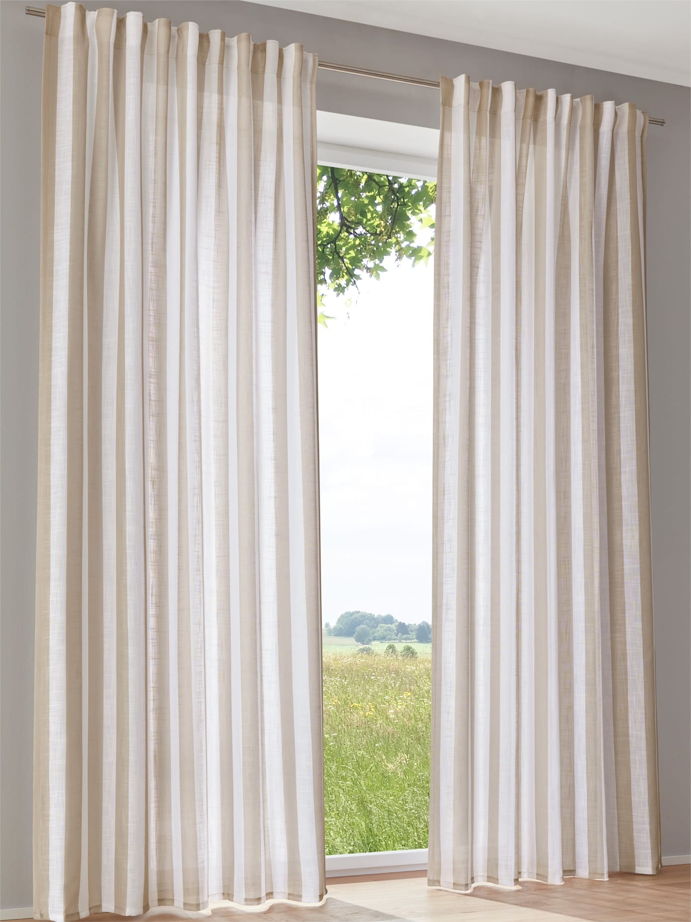heine home Vorhang Ösen 1 Stk. tlg. günstig online kaufen