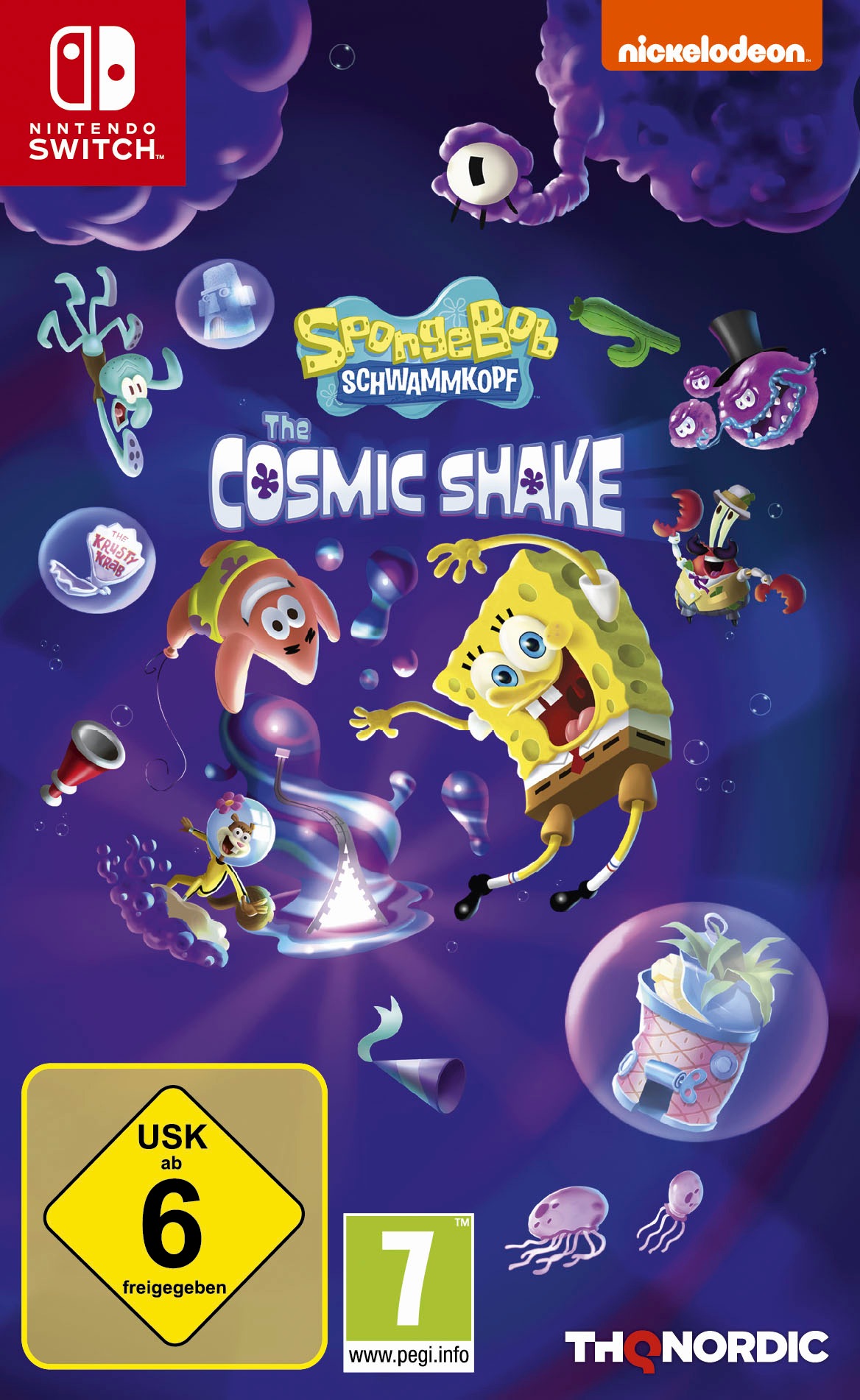 THQ NORDIC Spielesoftware "SpongeBob - Cosmic Shake", Nintendo Switch, transparent, Spielesoftware