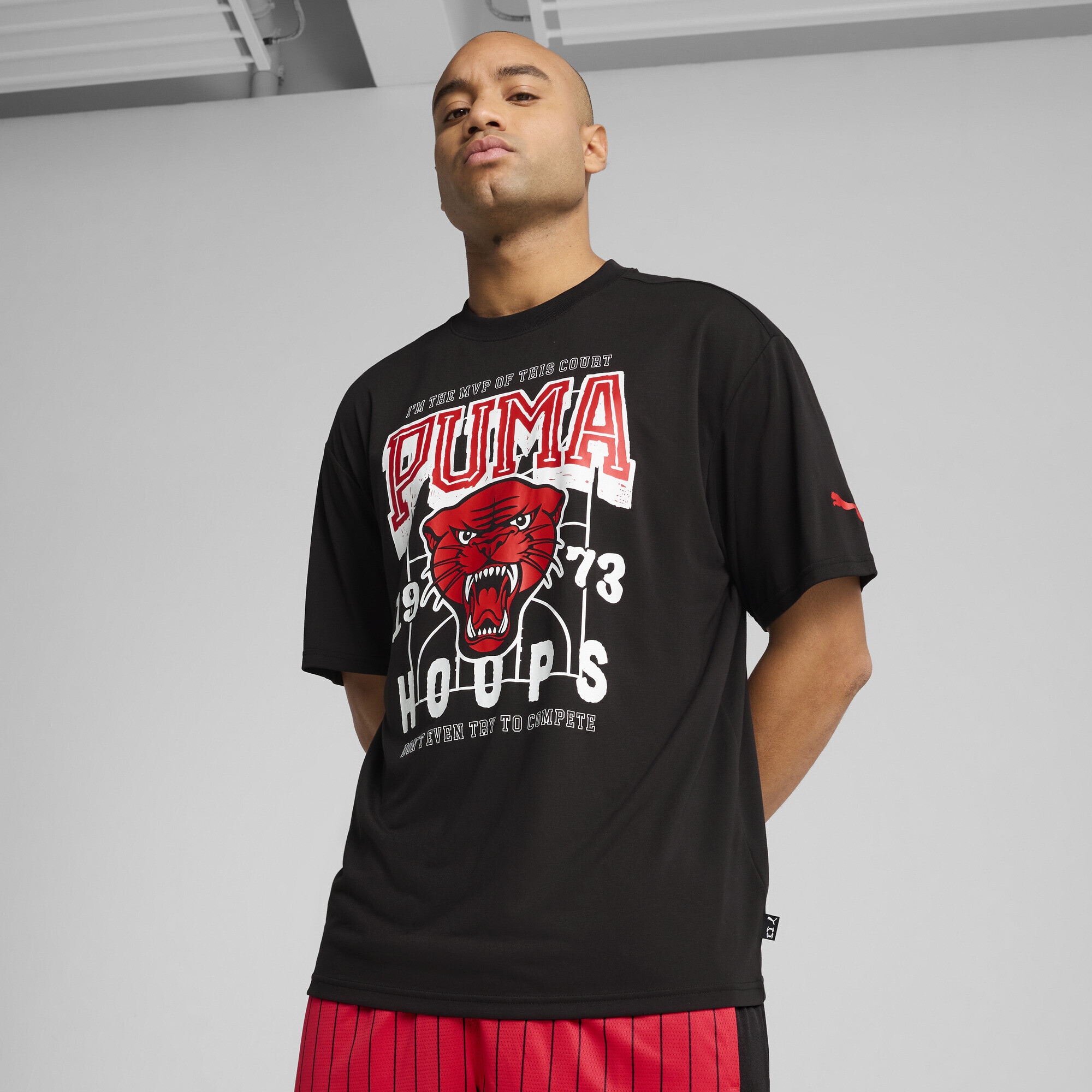 PUMA Trainingsshirt »Rival Rage Basketball T-Shirt Herren«