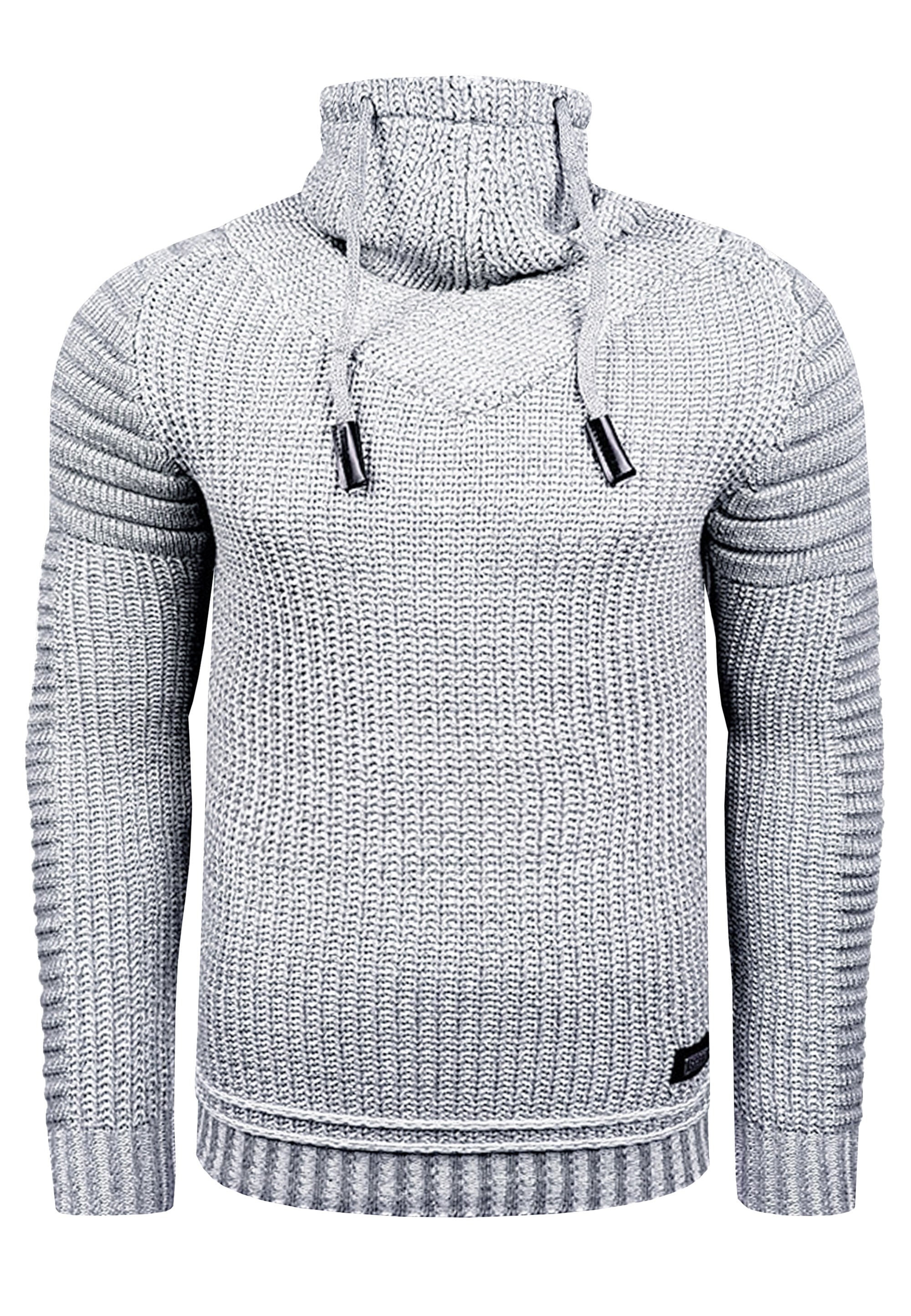 Rusty Neal Strickpullover, mit hochabschließendem Kragen