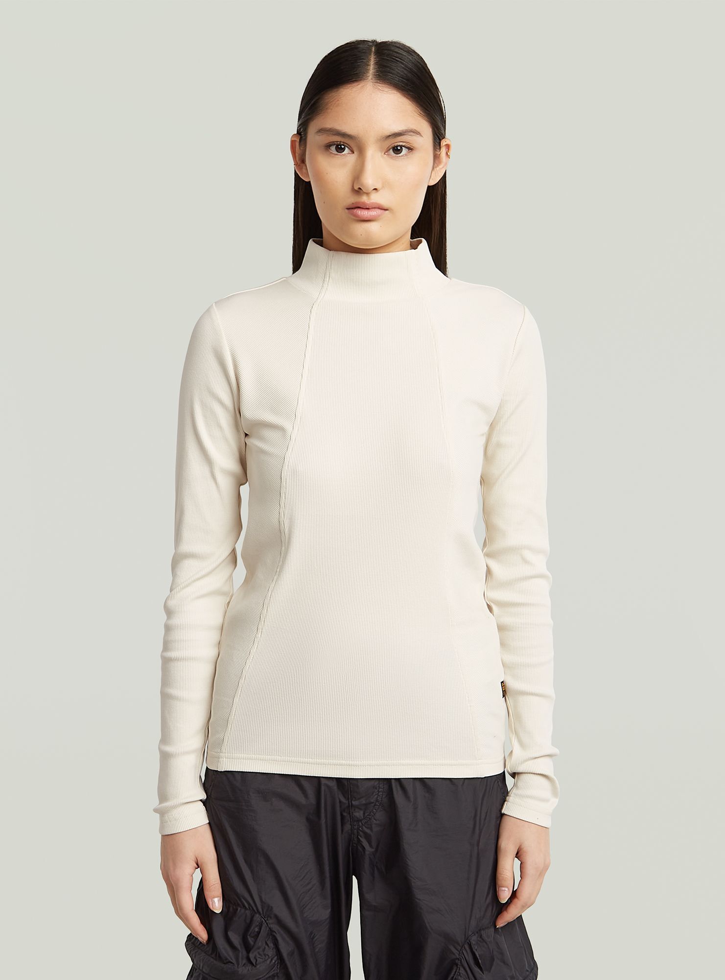 G-STAR "A-Line Slim Mock T-Shirt"