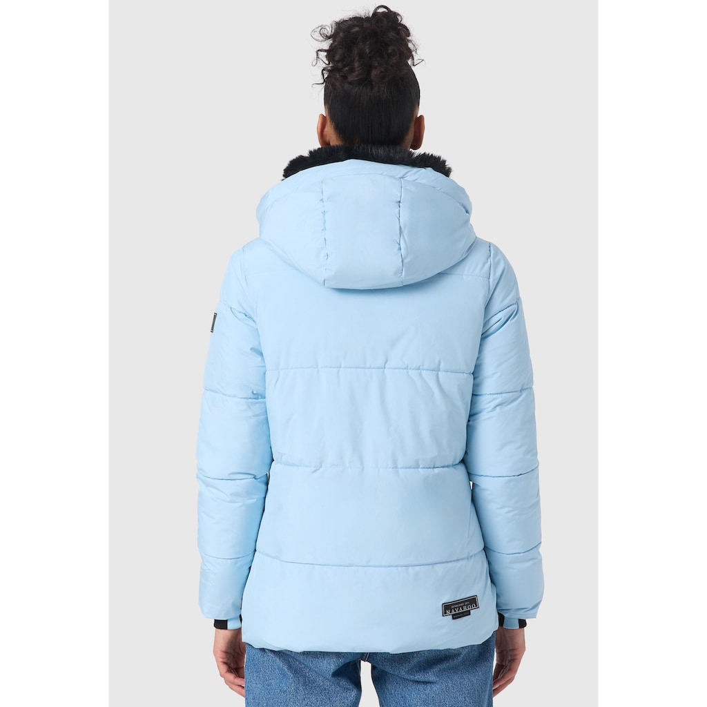 Navahoo Steppjacke »Sag ja XIV«, mit Kapuze, Warme gesteppte Winterjacke mit Kapuze