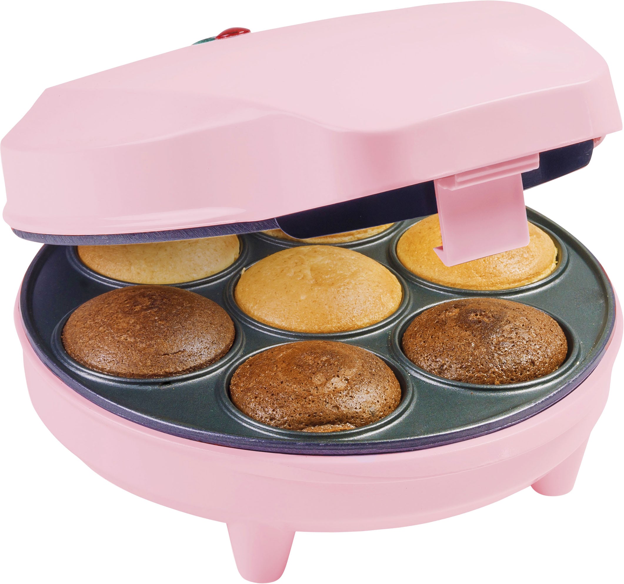 bestron Cupcake-Maker »ACC217P Sweet Dreams«, 700 W, im Retro Design, Antihaftbeschichtung, Rosa