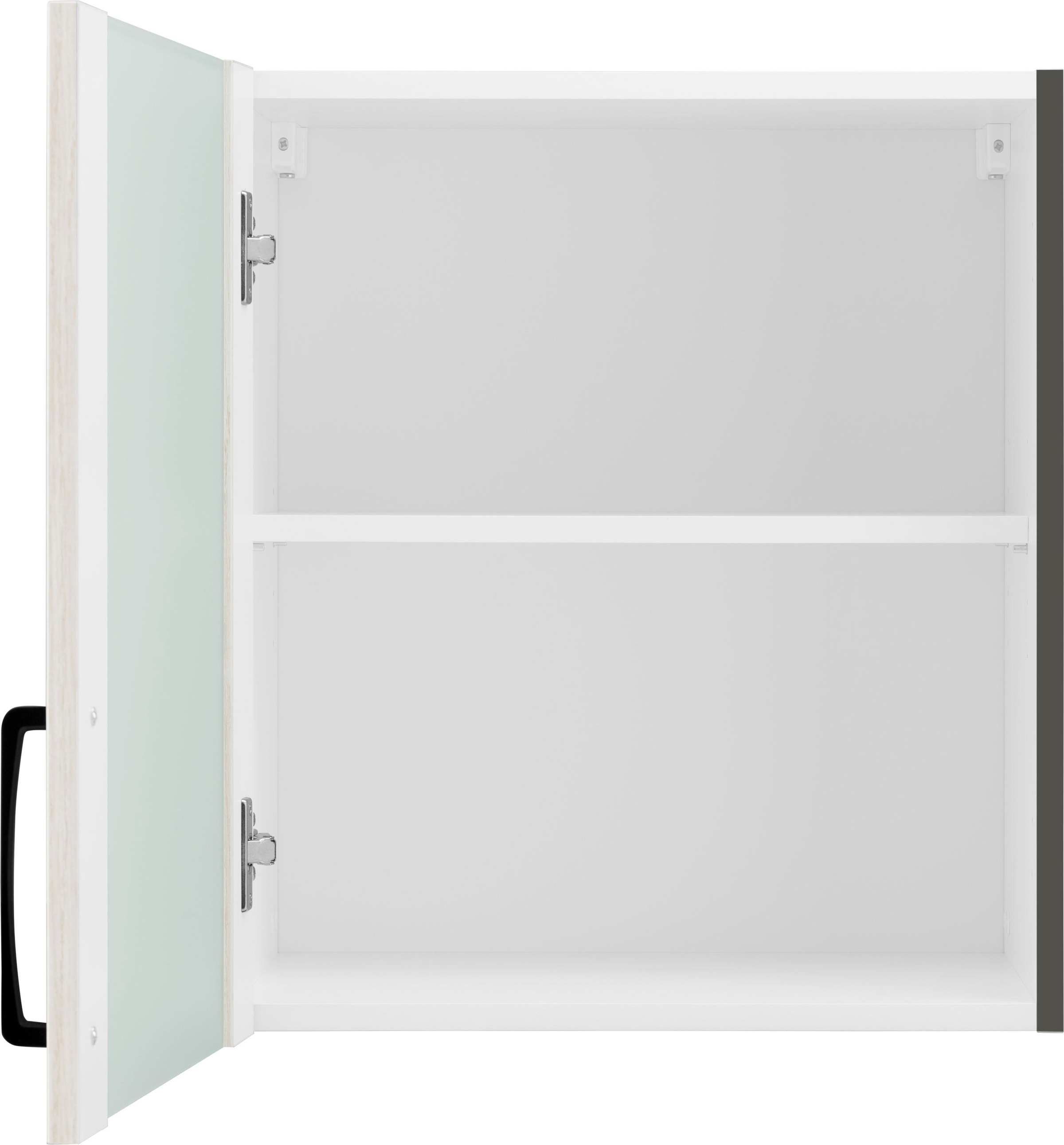 wiho Küchen Glashängeschrank 