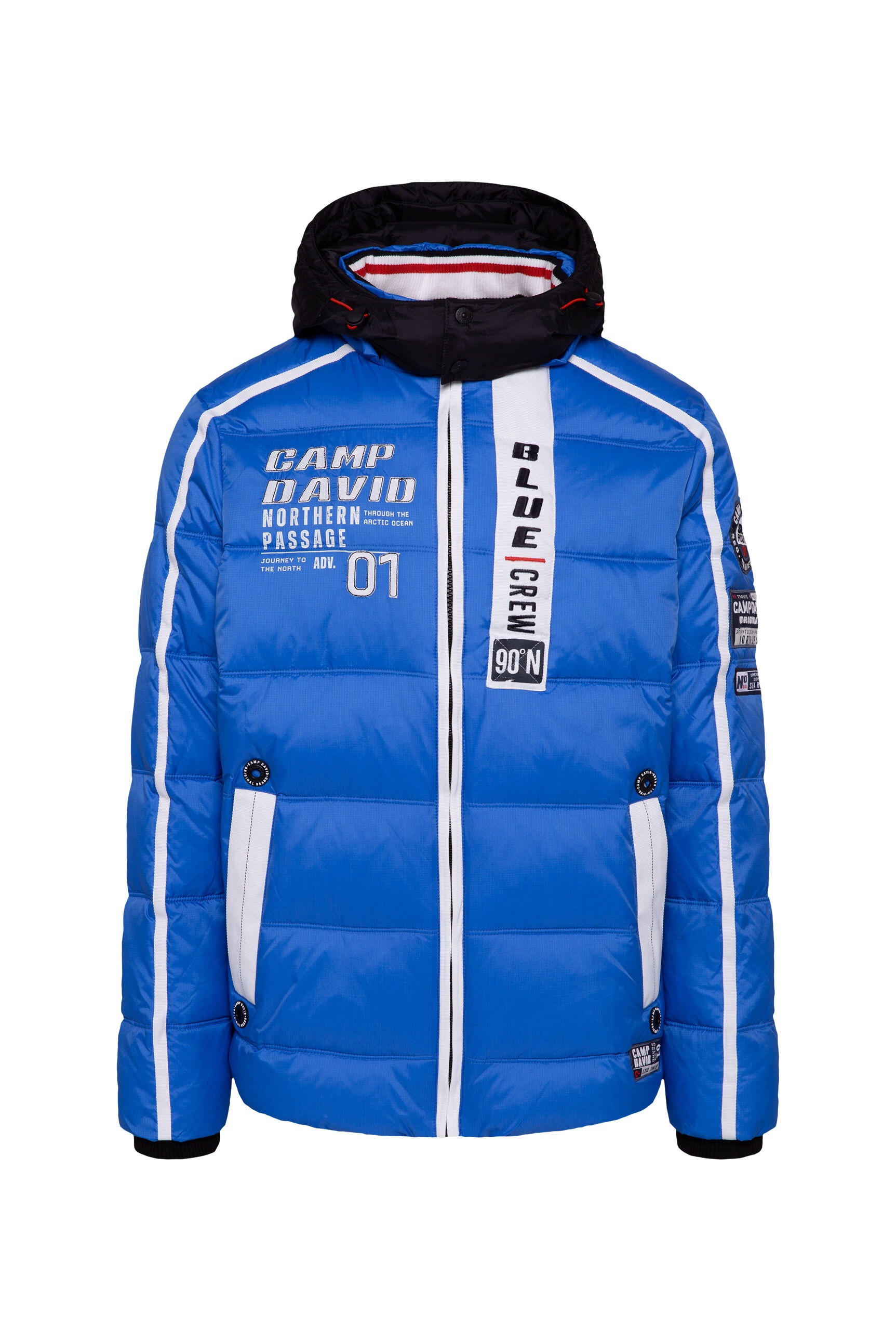 CAMP DAVID Winterjacke mit Kapuze mit abtrennbarer Kapuze