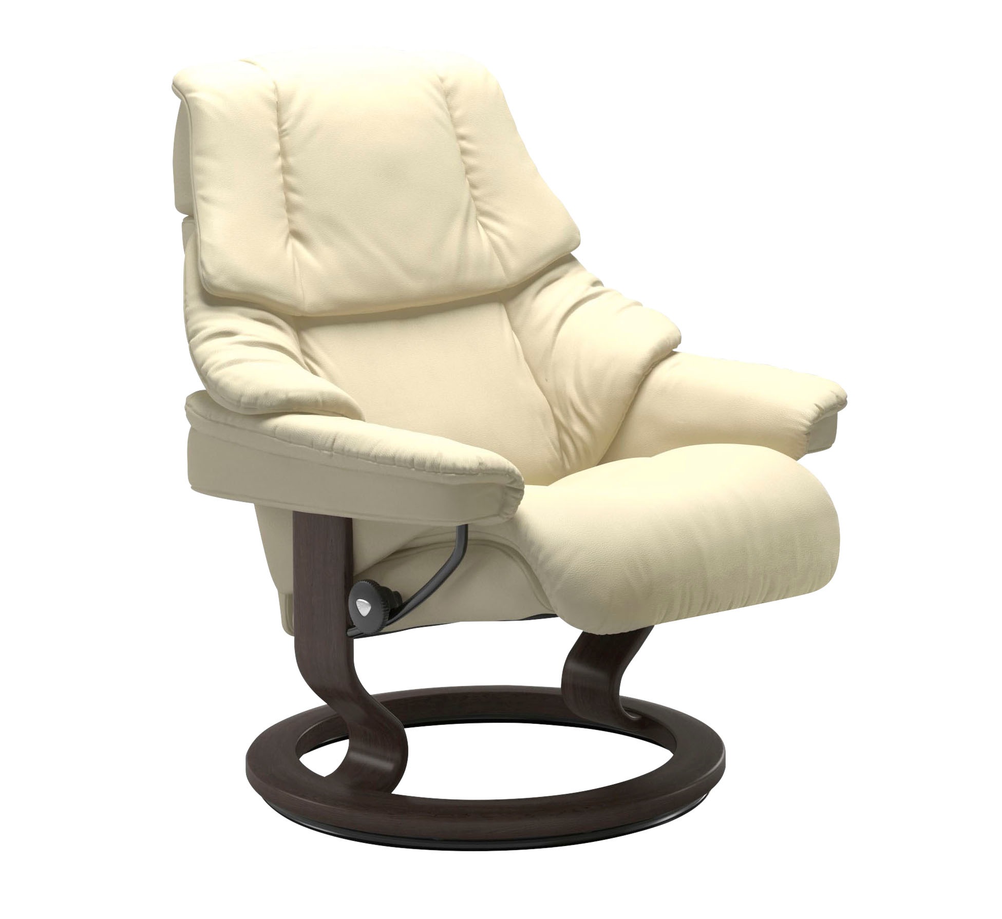 Thumbnail - Stressless Relaxsessel "Reno" Set, Relaxsessel mit Hocker, mit Hocker, mit Classic Base, Größe S, M & L, Gestell Wenge
