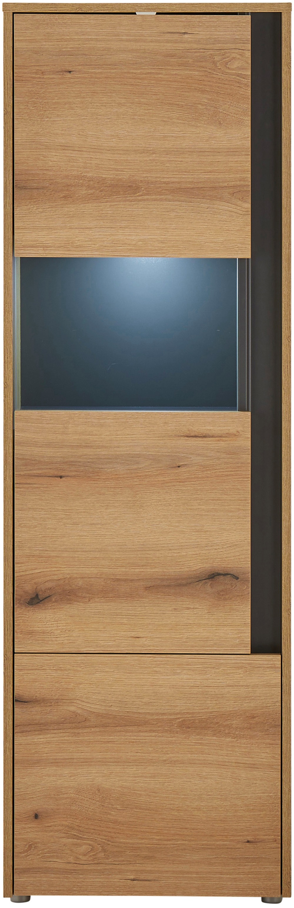 Home affaire Vitrine "City/Giron, moderner Hochschrank, Glasvitrine" zeitlo günstig online kaufen