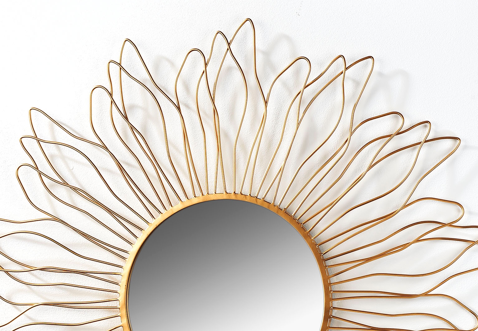 locker Wandspiegel »Wandspiegel SUN - rund -«