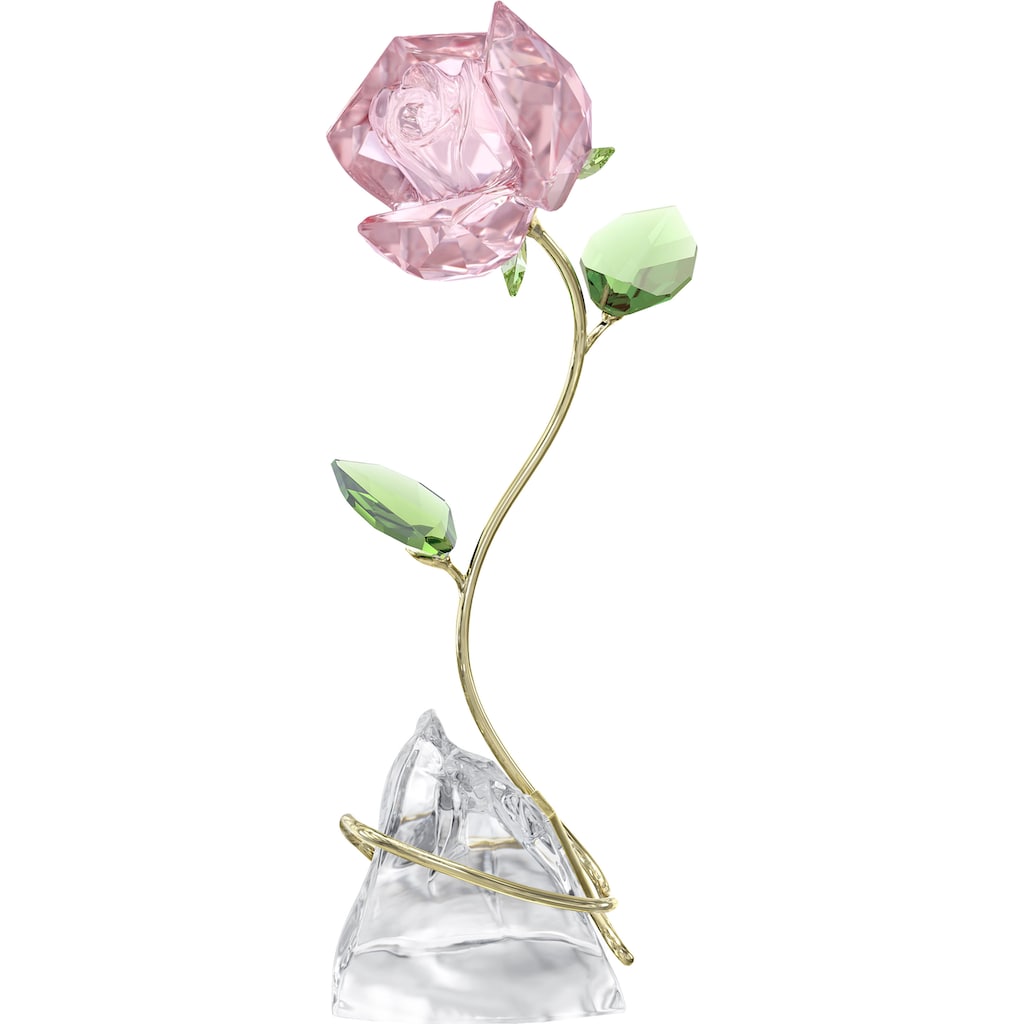 Swarovski Glasblume »Dekofigur Kristallfigur Sammelfigur Florere Rose, 5666973«