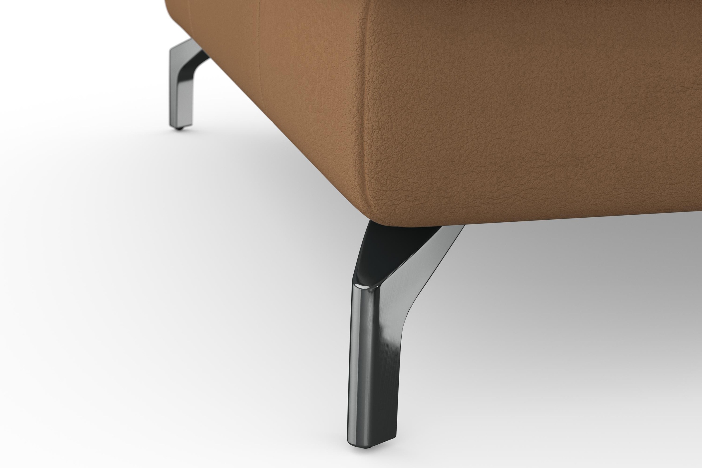 sit&more Wohnlandschaft »Bendigo U-Form«, inklusive Sitztiefenverstellung, Bodenfreiheit 12 cm, in 2 Fußfarben