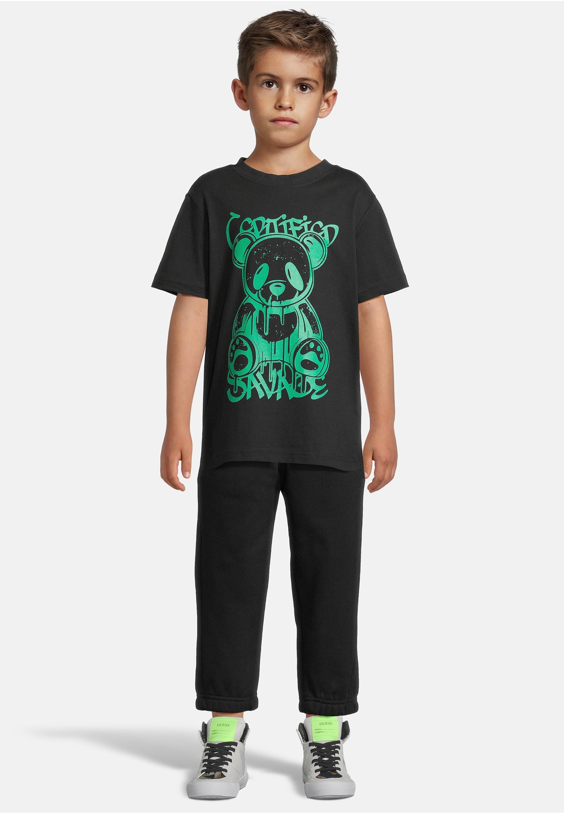URBAN CLASSICS T-Shirt »Urban Classics T-Shirt 3 Pack - kurzarm - Teddy & Car & Graffiti«, (1 tlg.)