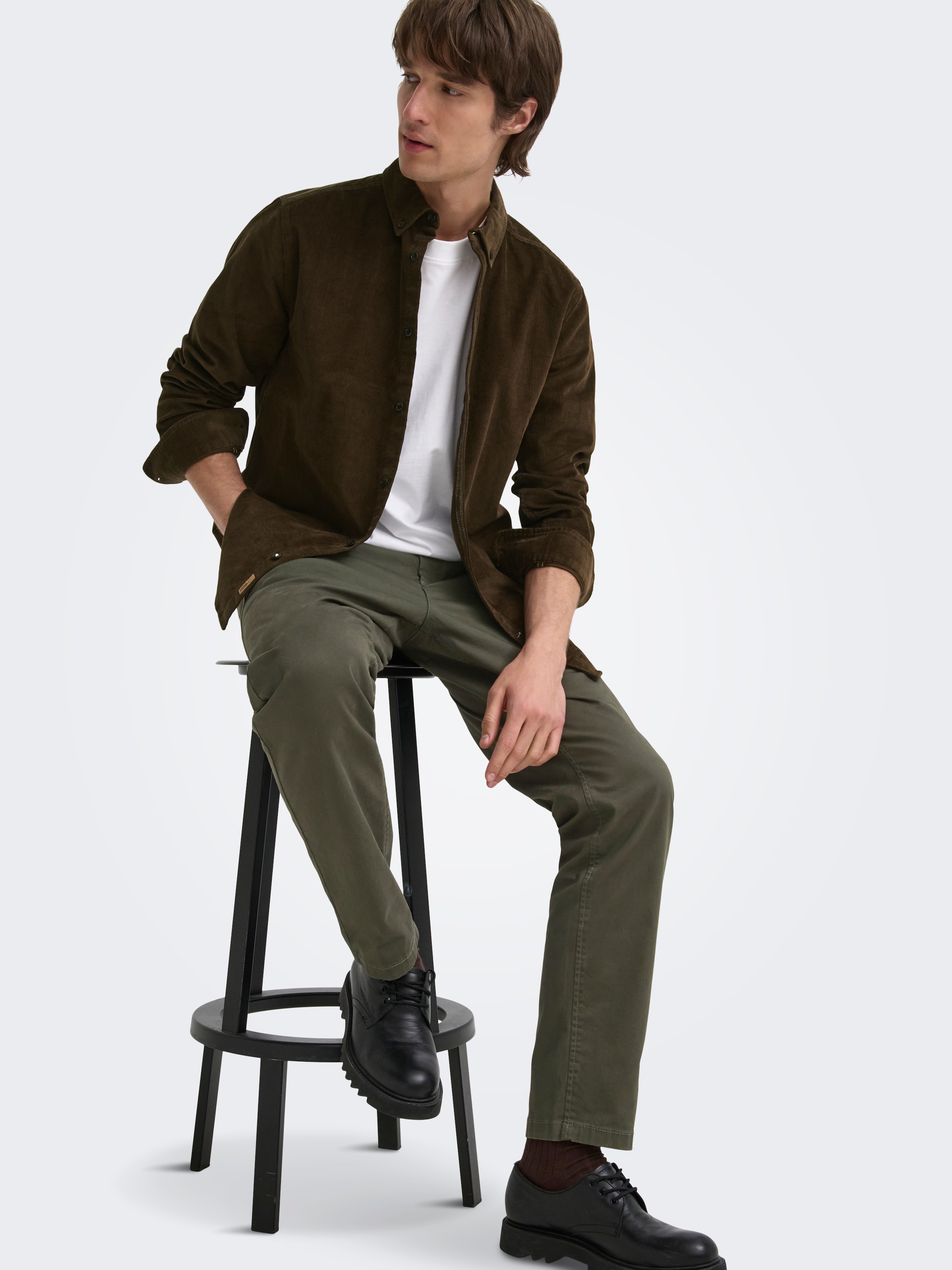 ONLY & SONS Chinos »ONSWEFT REG TWILL 0595 CHINO PANT NOOS«  Baumwollmischung, regular fit