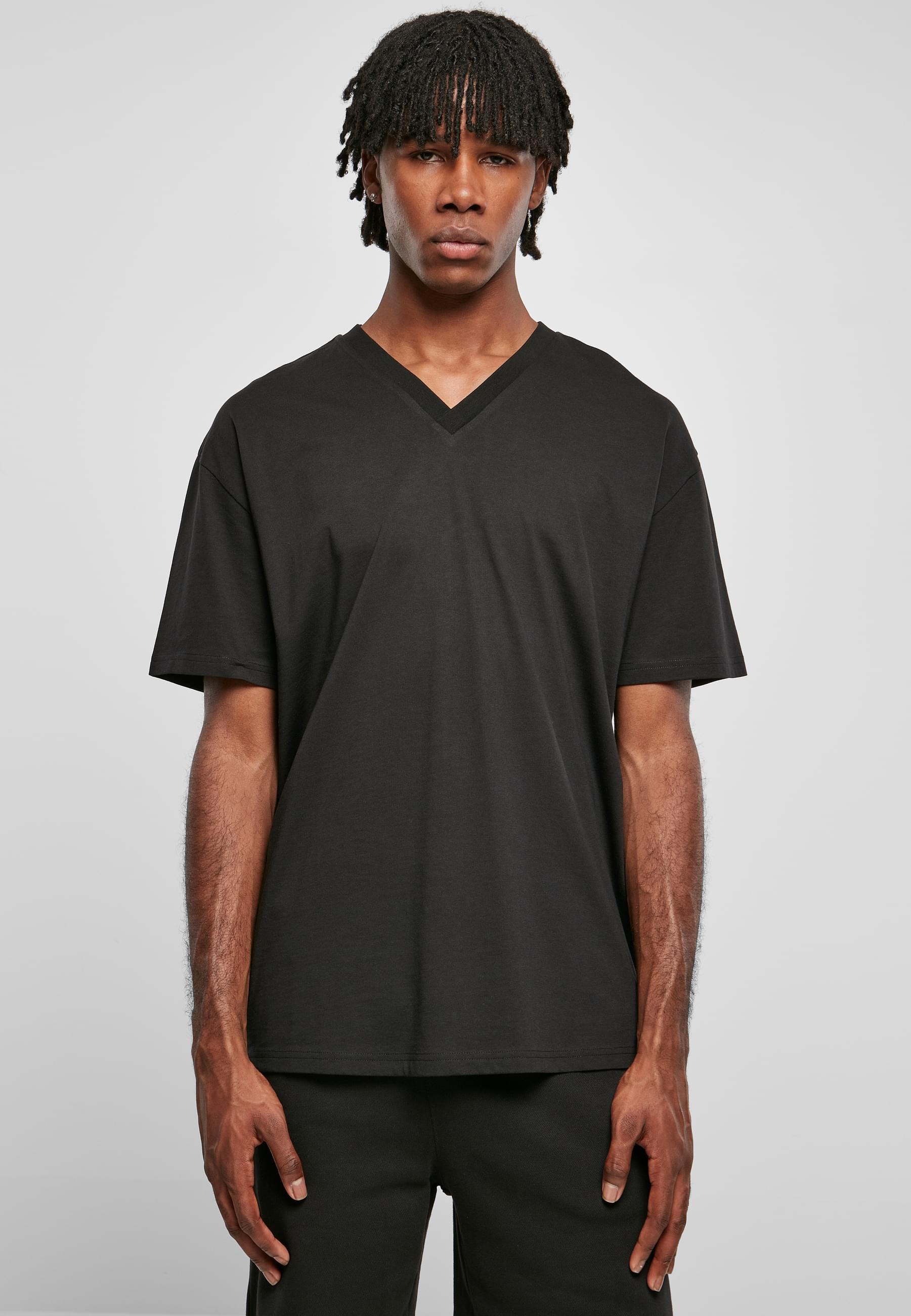 URBAN CLASSICS T-Shirt »Urban Classics Herren Organic Oversized V-Neck Tee«