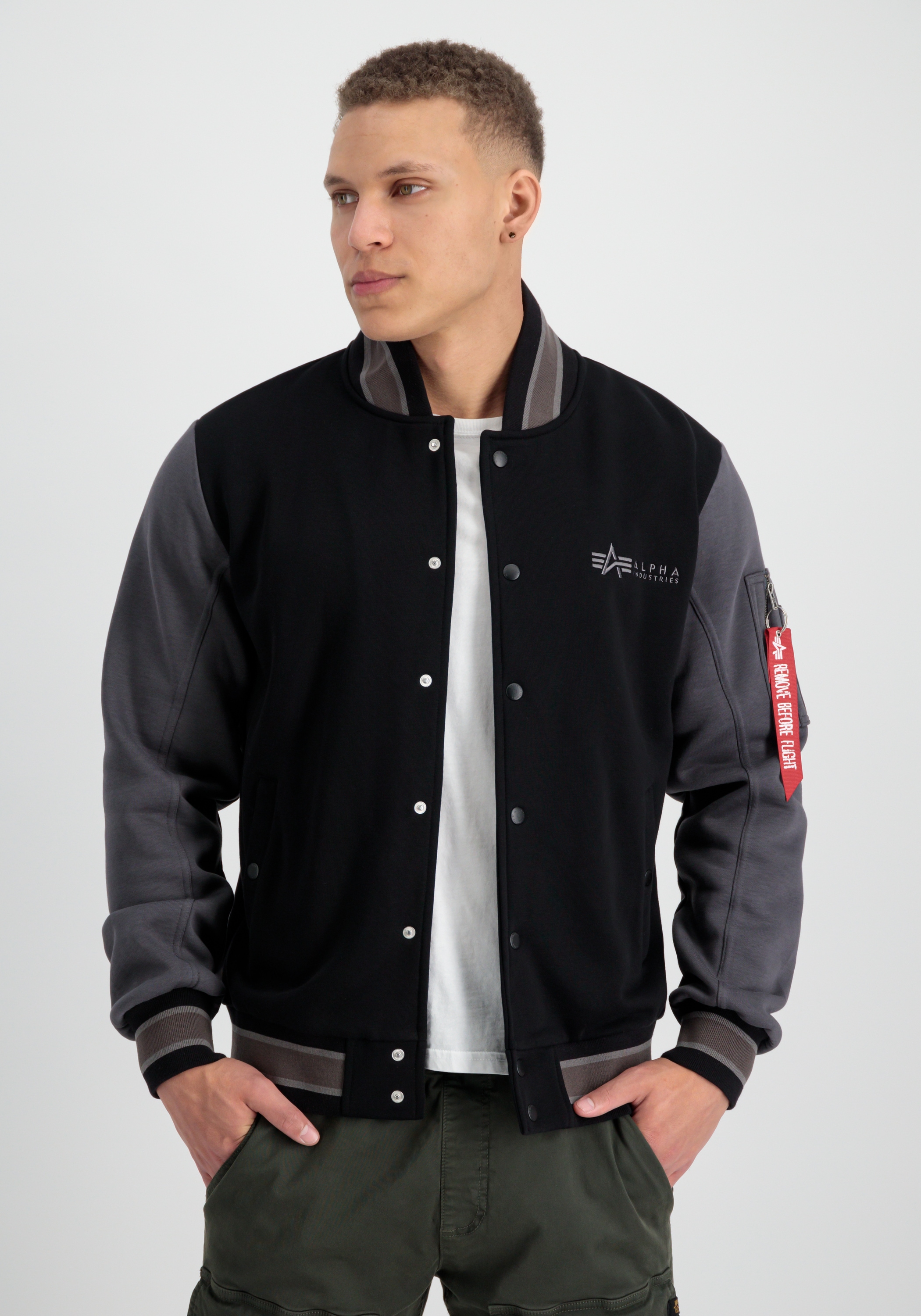 Alpha Industries Sweater "Alpha Industries Men - Outdoor Jackets Varsity Sw günstig online kaufen