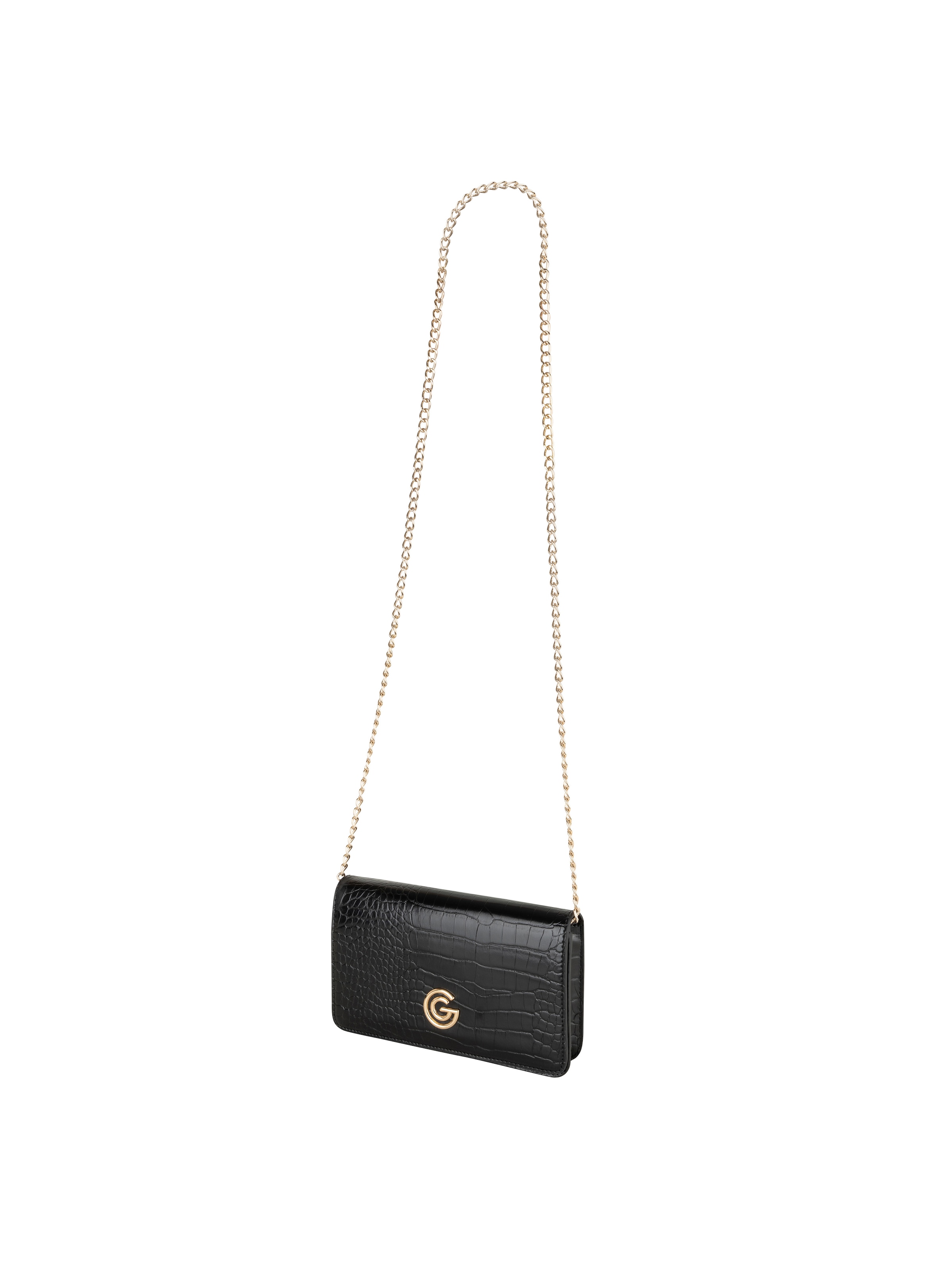 GABRIELLA G By Gabriella Gucci Geldbörse »QUEEN« Damen Geldbeutel, Portemonnaie mit Krokoprägung