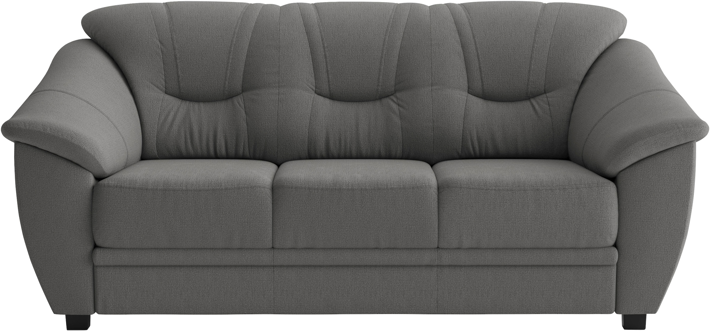 sit&more 3-Sitzer "Savona, B: 198 cm, Federkern, Komfortsitzhöhe 46 cm" optional Schlaffunktion, Liegefläche 190x137cm, Stoff- & Lederauswahl