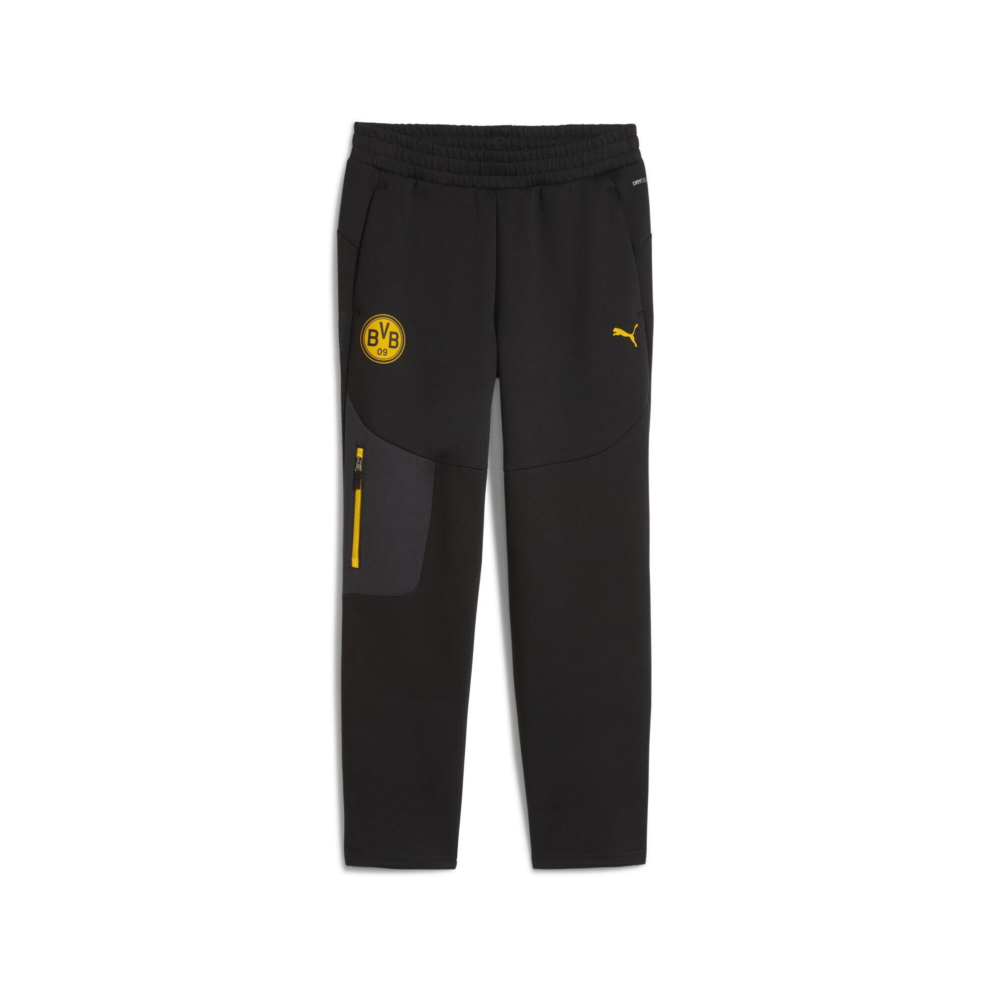 PUMA Herren Sporthose "Borussia Dortmund PUMATECH Jogginghose Herren", gelb, Gr. M, Obermaterial: 23% Polyester, 77% Baumwolle; Taschenfutter: 100%