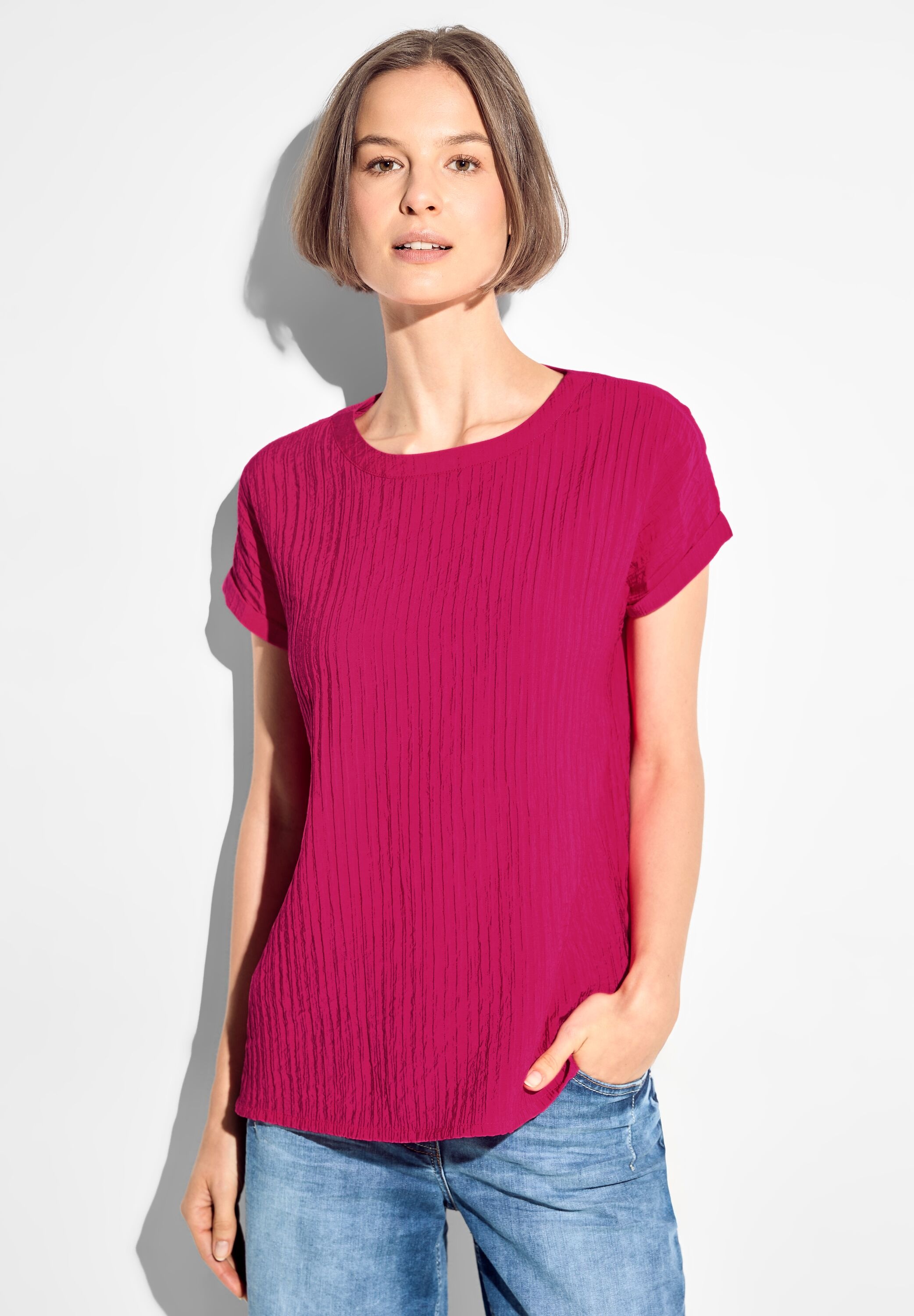 Cecil Shirtbluse, mit Struktur