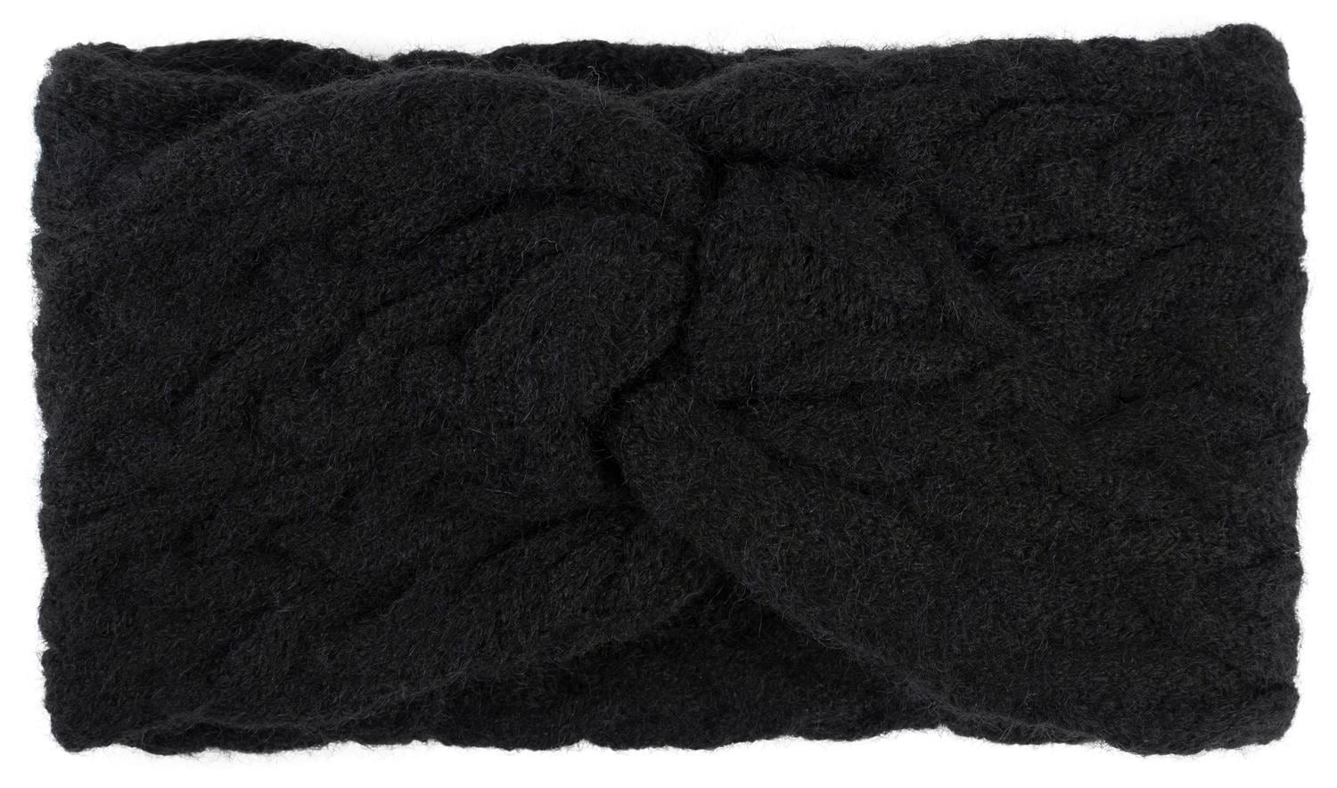 styleBREAKER Stirnband "Strick Stirnband mit Zopfmuster und Twist Knoten" 1 Stk.