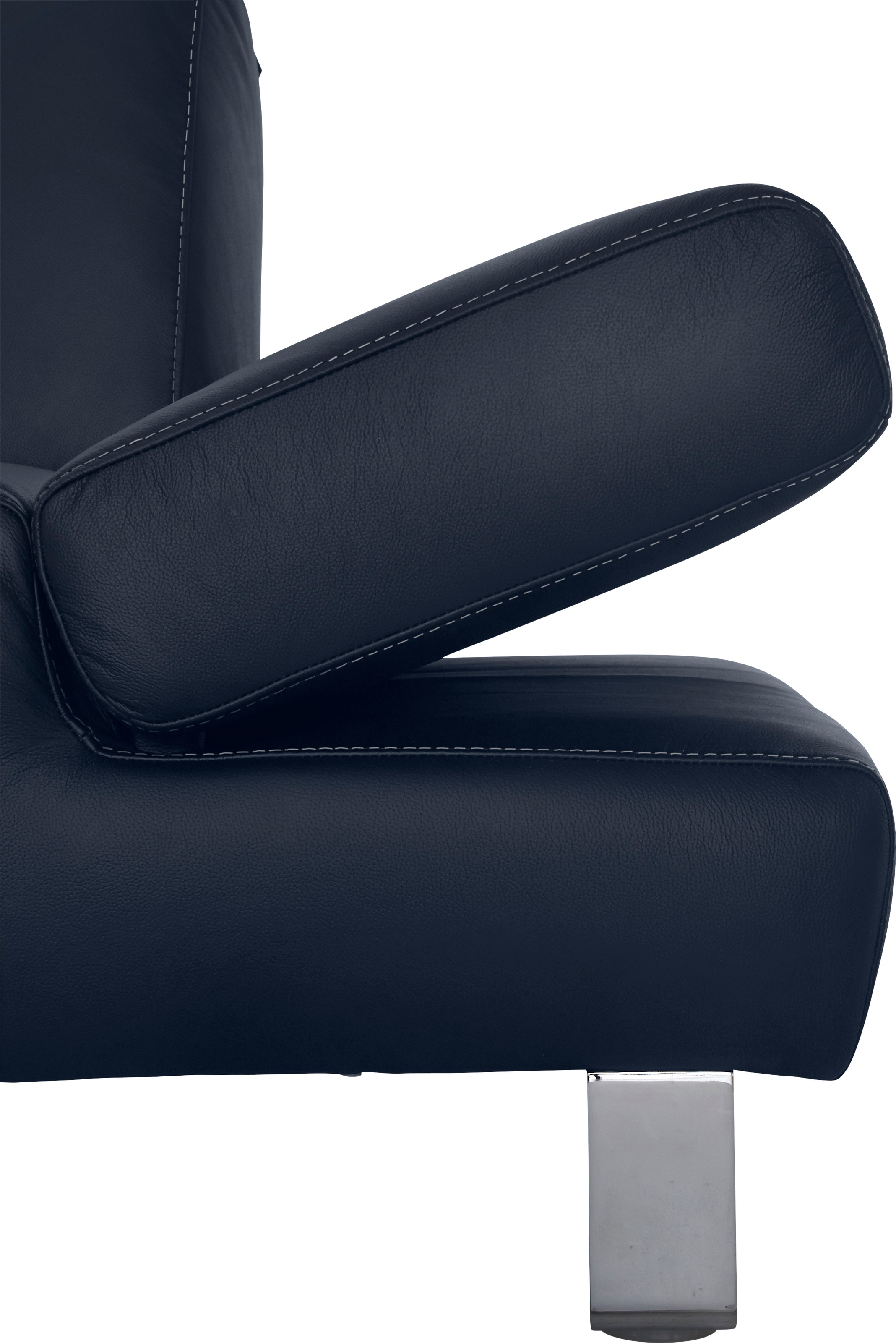 W.SCHILLIG 3-Sitzer »taboo Designsofa mit hohem Sitzkomfort«, mit Normaltiefe, inklusive Armlehnenverstellung, mit Kontrastnaht