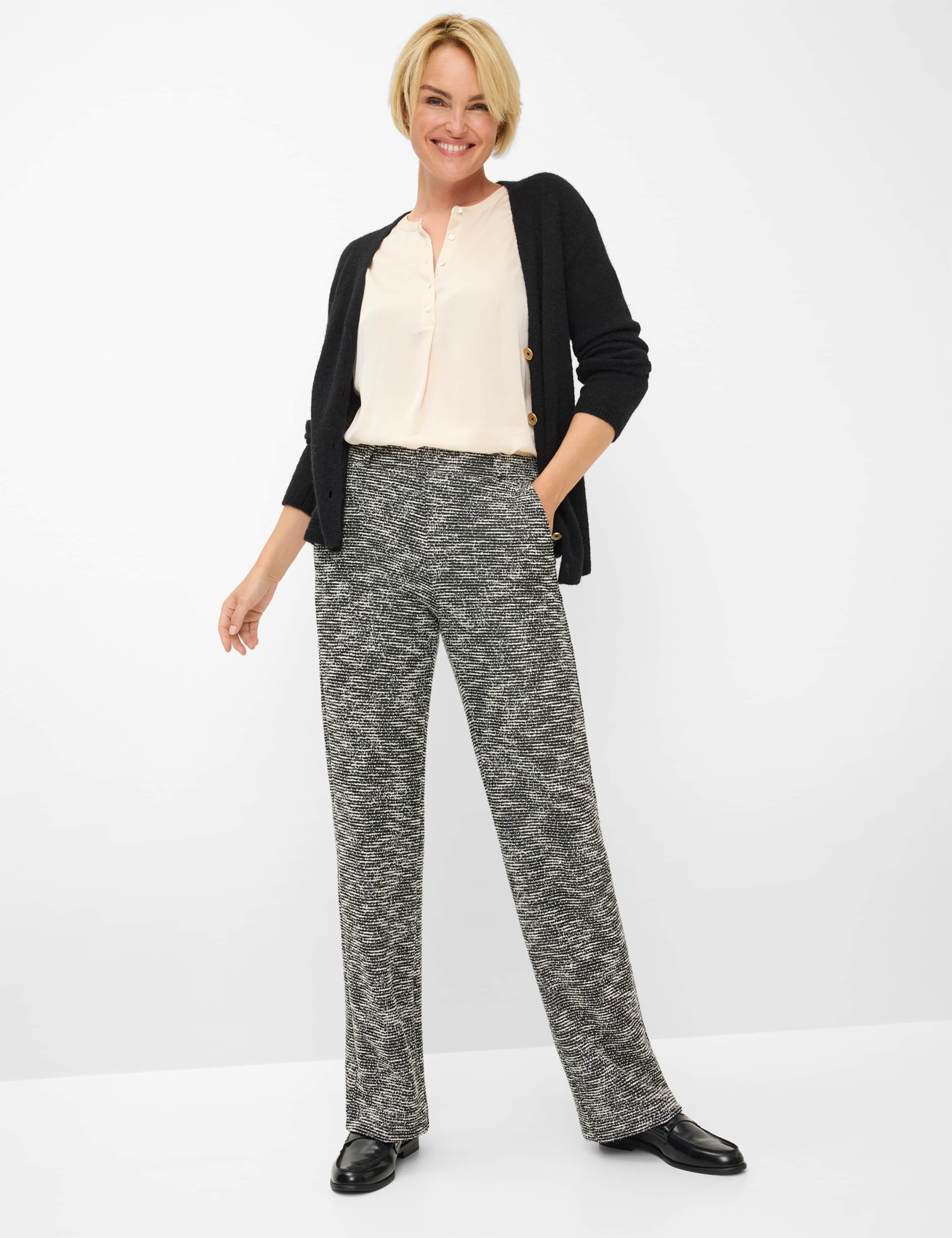 RAPHAELA by BRAX Boyfriend-Hose »Style DamenpulloverTH FLARED«