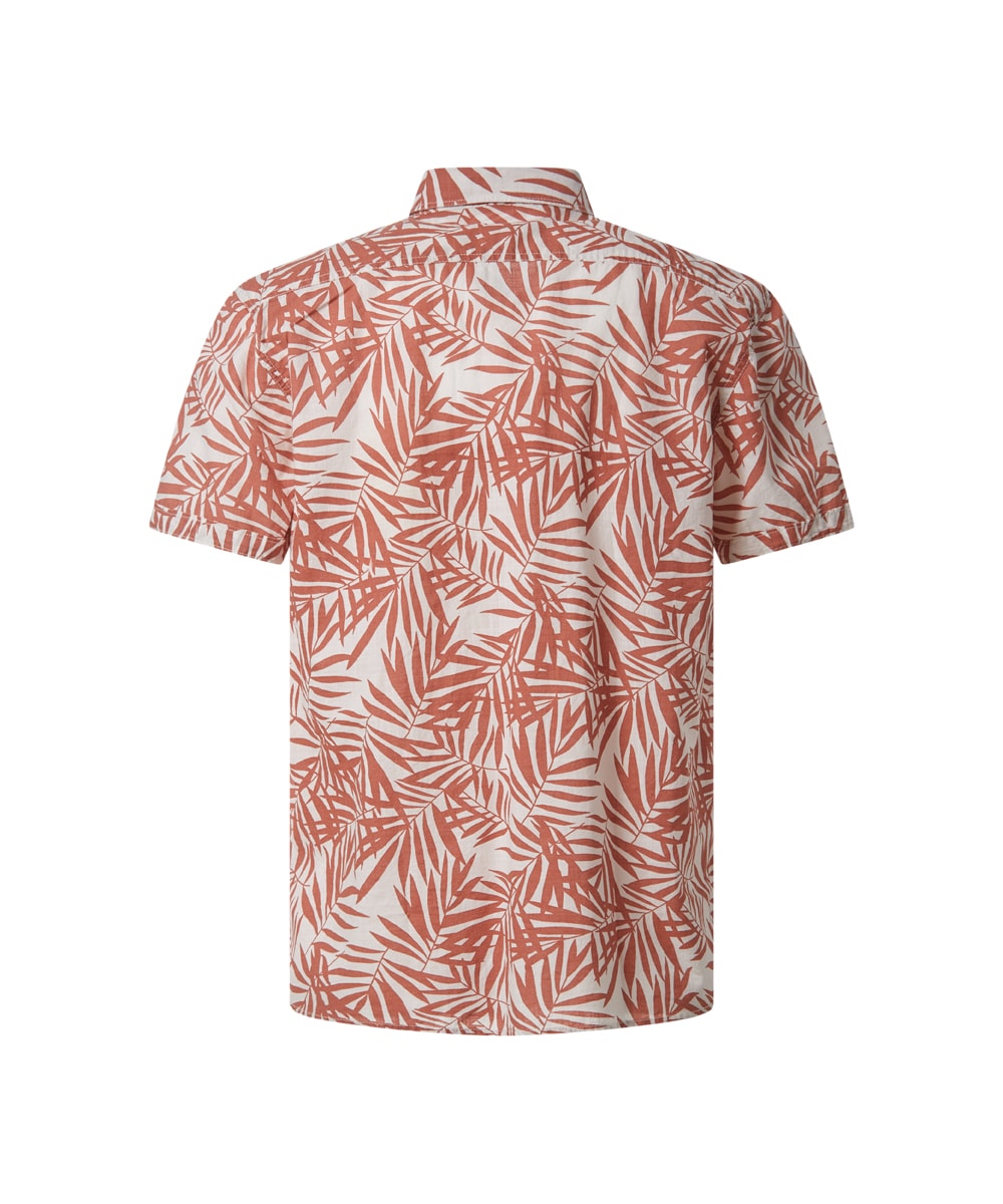 Pioneer Authentic Jeans Kurzarmhemd mit All-Over Print