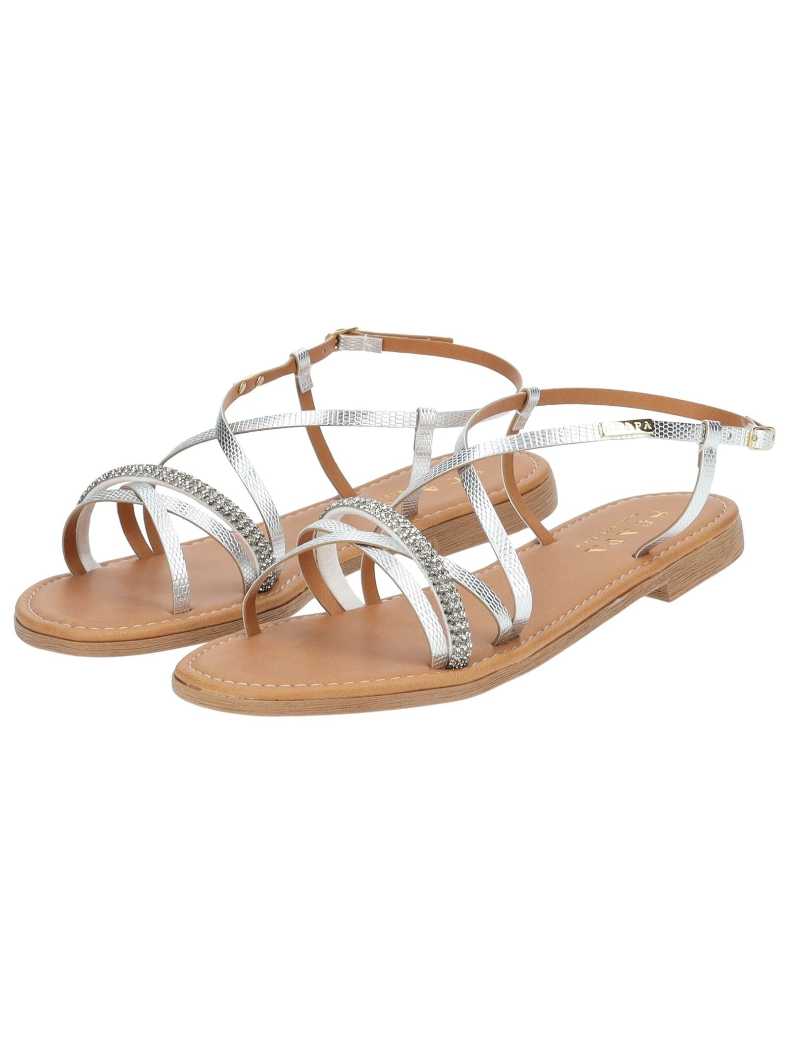 Scapa Riemchensandale »scapa Sandalen Lederimitat«