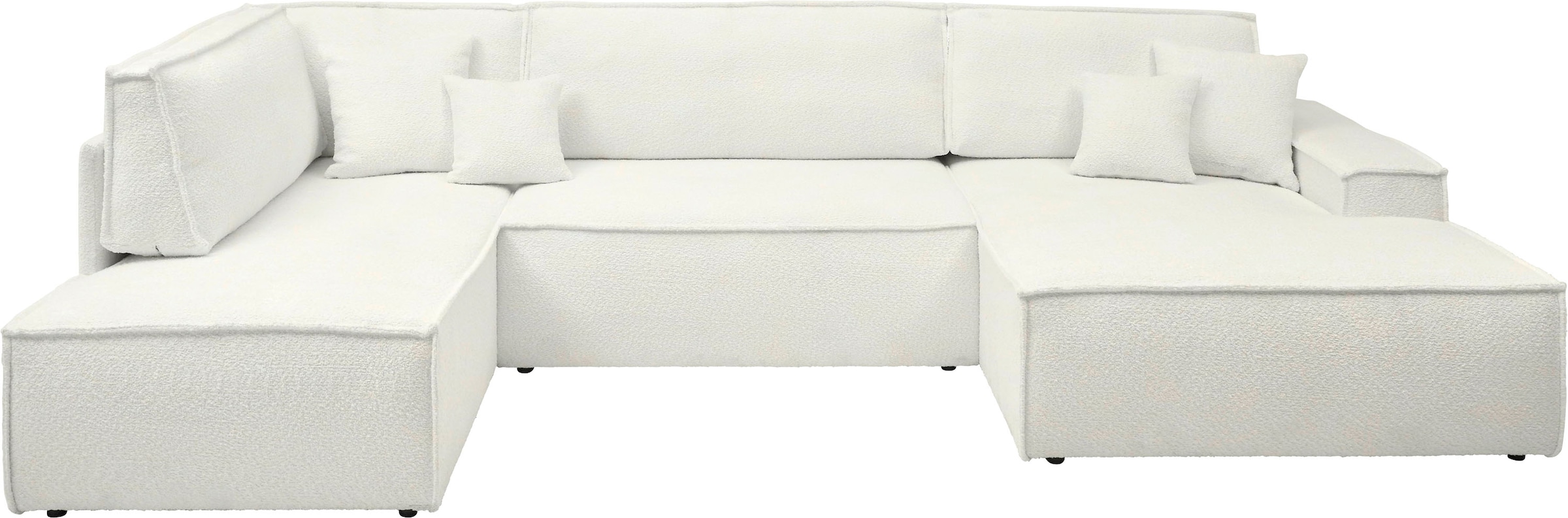 andas Wohnlandschaft "FINNLEY, U-Form XXL 329 cm, Schlafsofa, Schlaffunktio günstig online kaufen