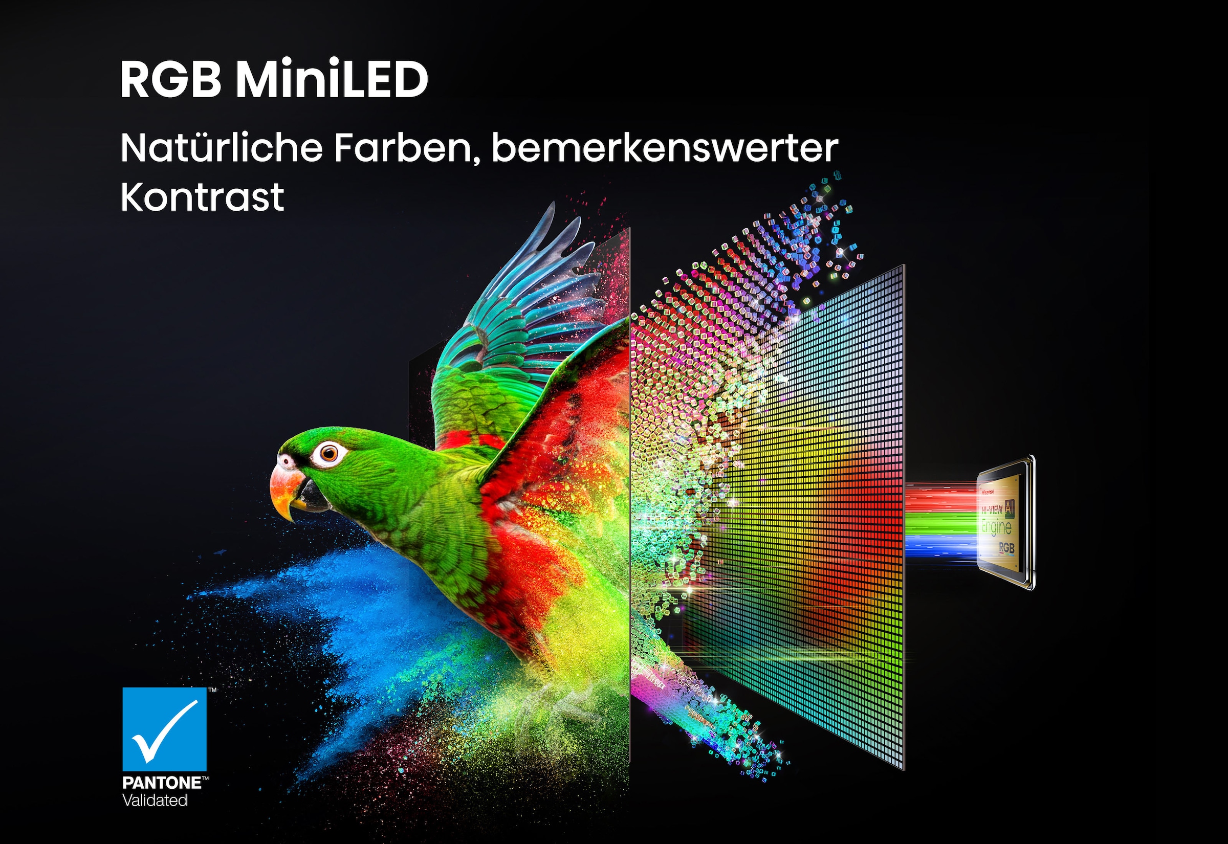 Hisense Mini-LED-Fernseher »100UR8DS« 253 cm/100 ″ Smart-TV