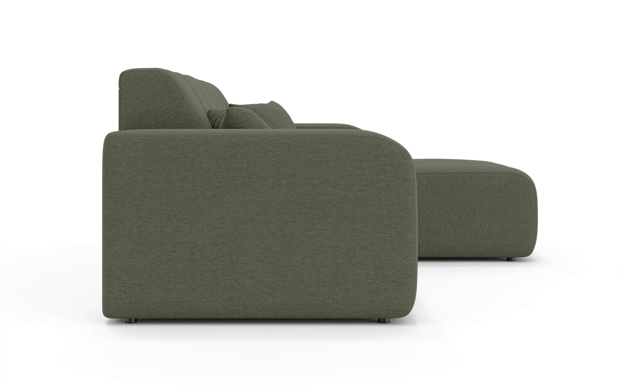 INOSIGN Ecksofa »CASSY L-Form, Schlafsofa mit Bettkasten, Maße B/T/H: 245/165/88 cm«, mit 2 Rückenkissen, Recamiere rechts oder links bestellbar