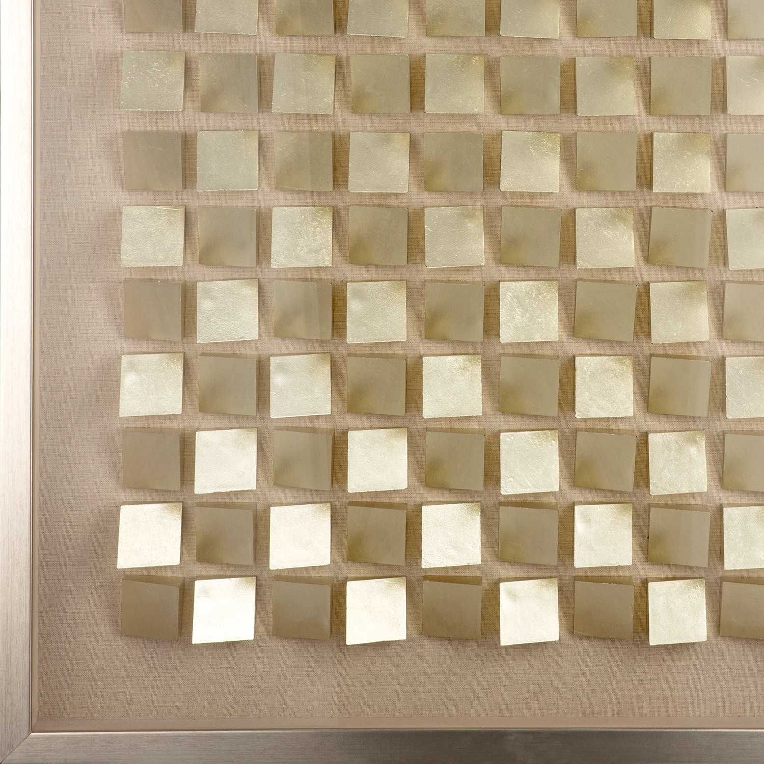 Casablanca by Gilde Bild mit Rahmen »Bild quadratisch Rise champagnerfarben H. 70 cm« 1 Stk. tlg.