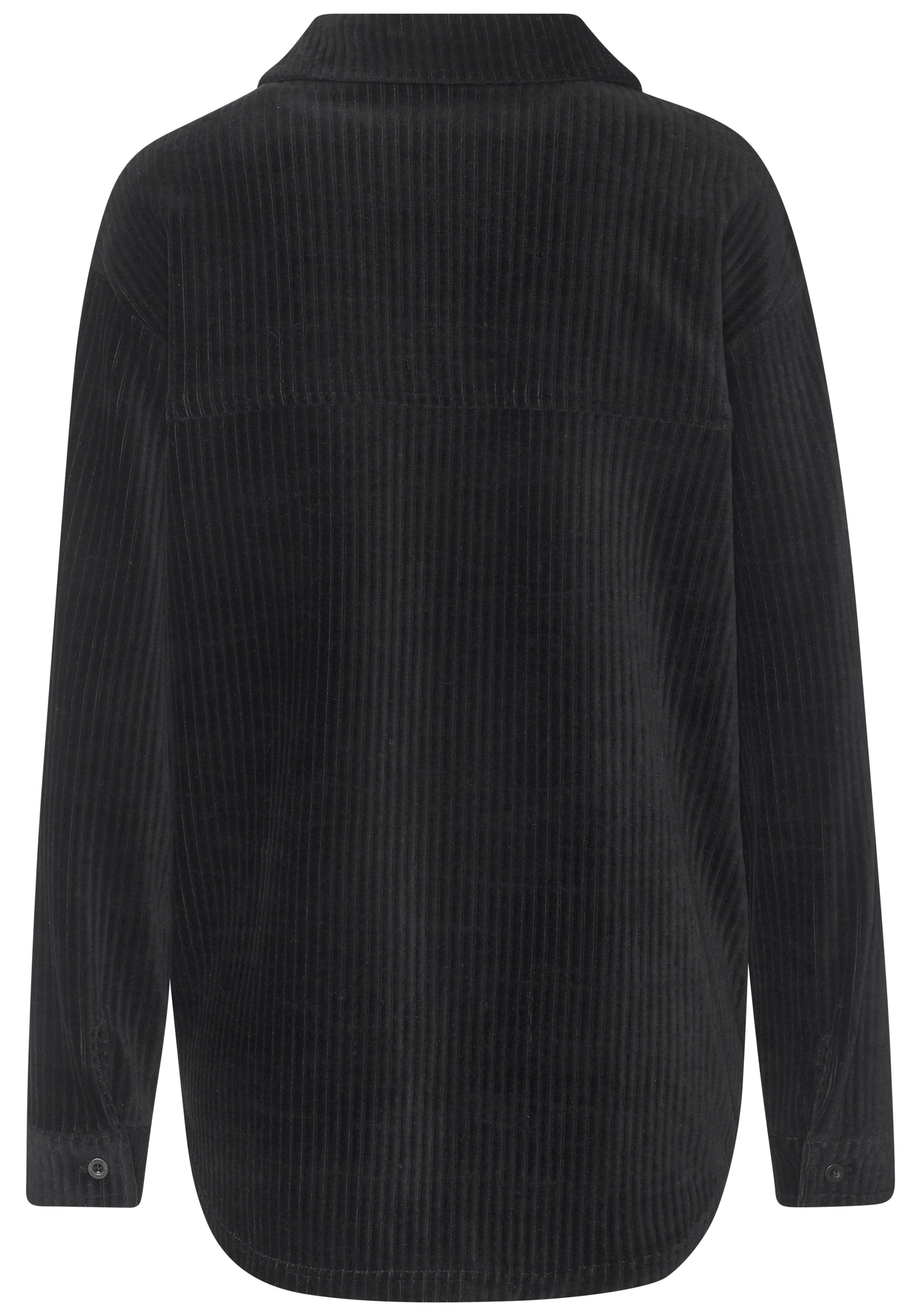 Buffalo Blusenshirt mit weicher Cord-Struktur, Loungewear