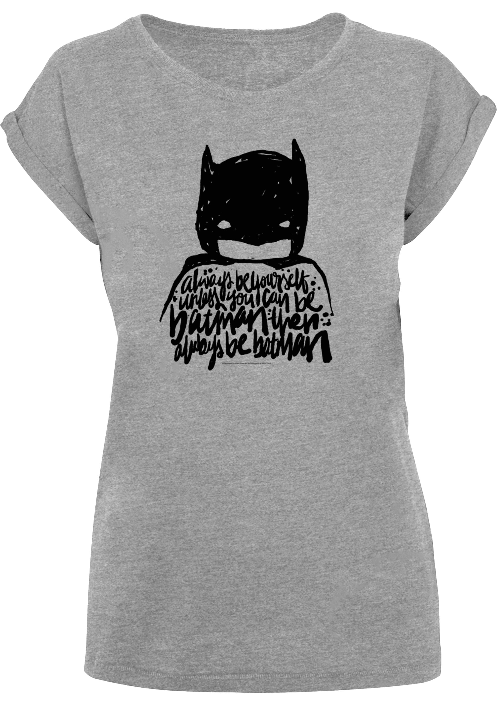 F4NT4STIC T-Shirt »DC Comics Batman Always Be Yourself«, Print