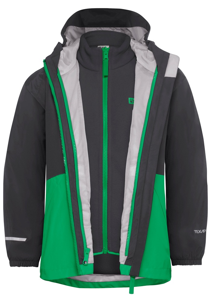 Jack Wolfskin 3-in-1-Funktionsjacke »ICELAND 3IN1 JACKET K«, mit Kapuze