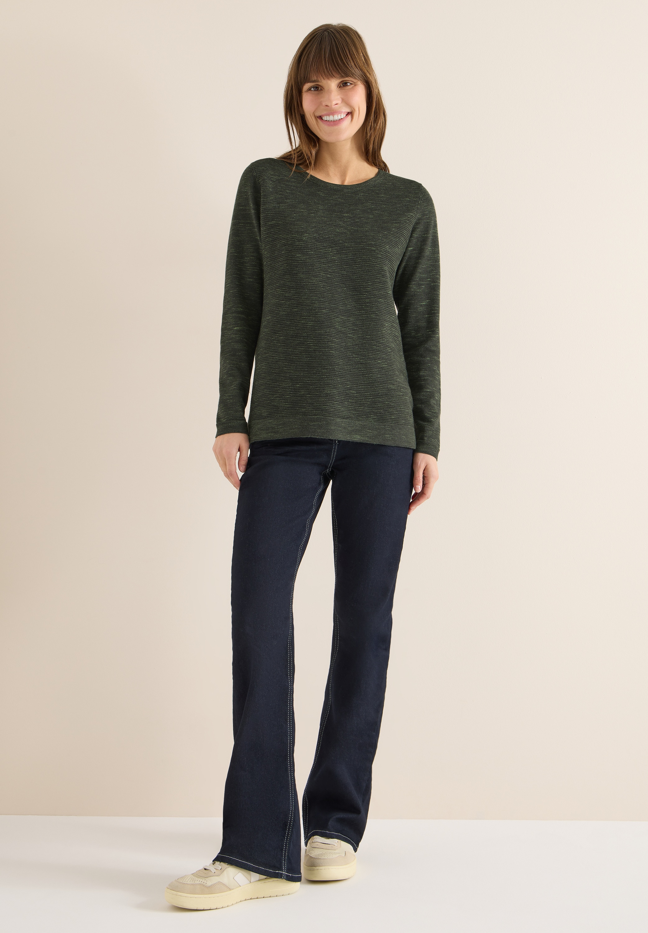 Cecil Strickpullover mit Rundhalsausschnitt