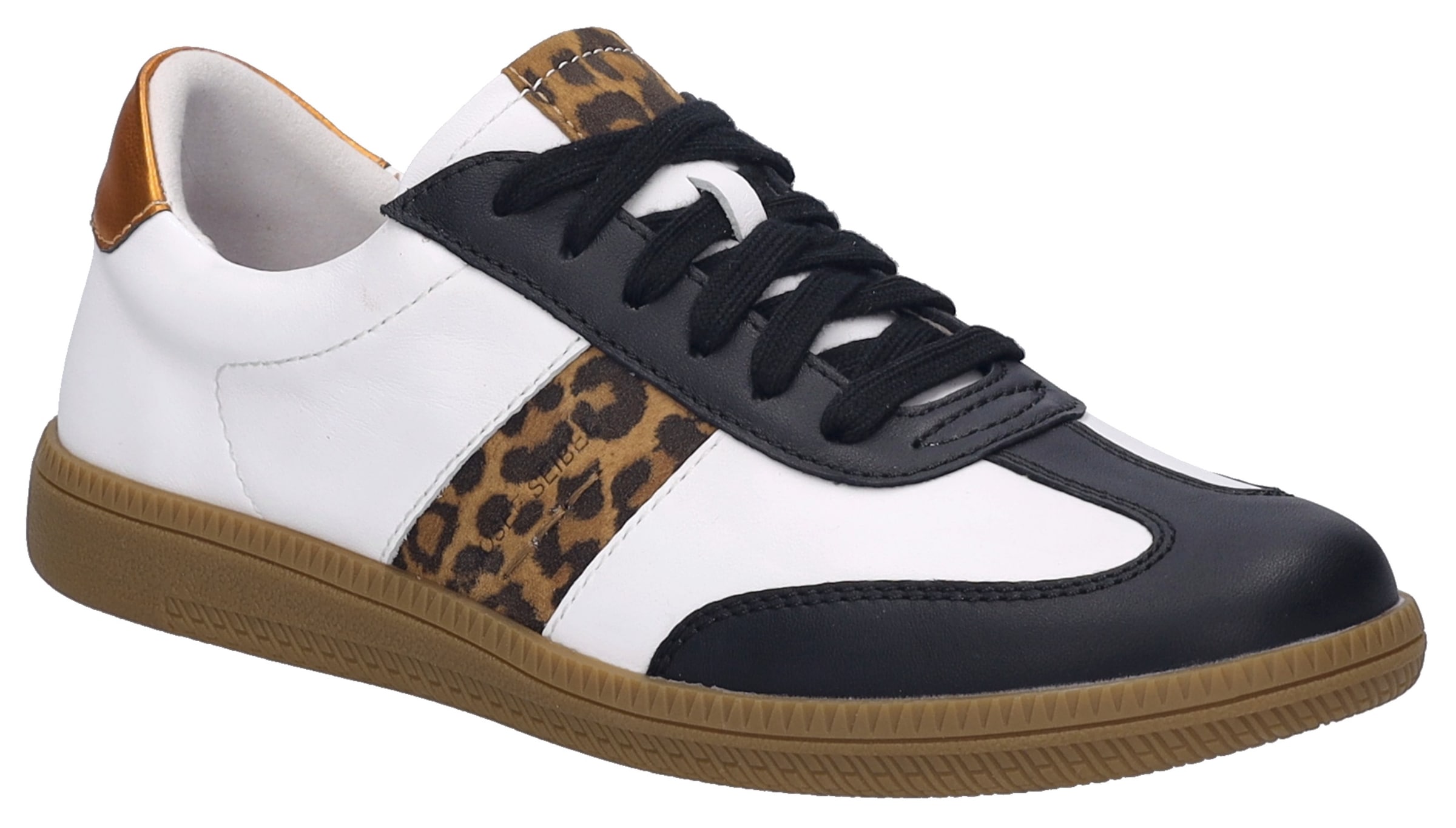 Josef Seibel Sneaker »Joleen 03«, Retro Sneaker, Schnürschuh, Komfortschuh mit Leo-Muster