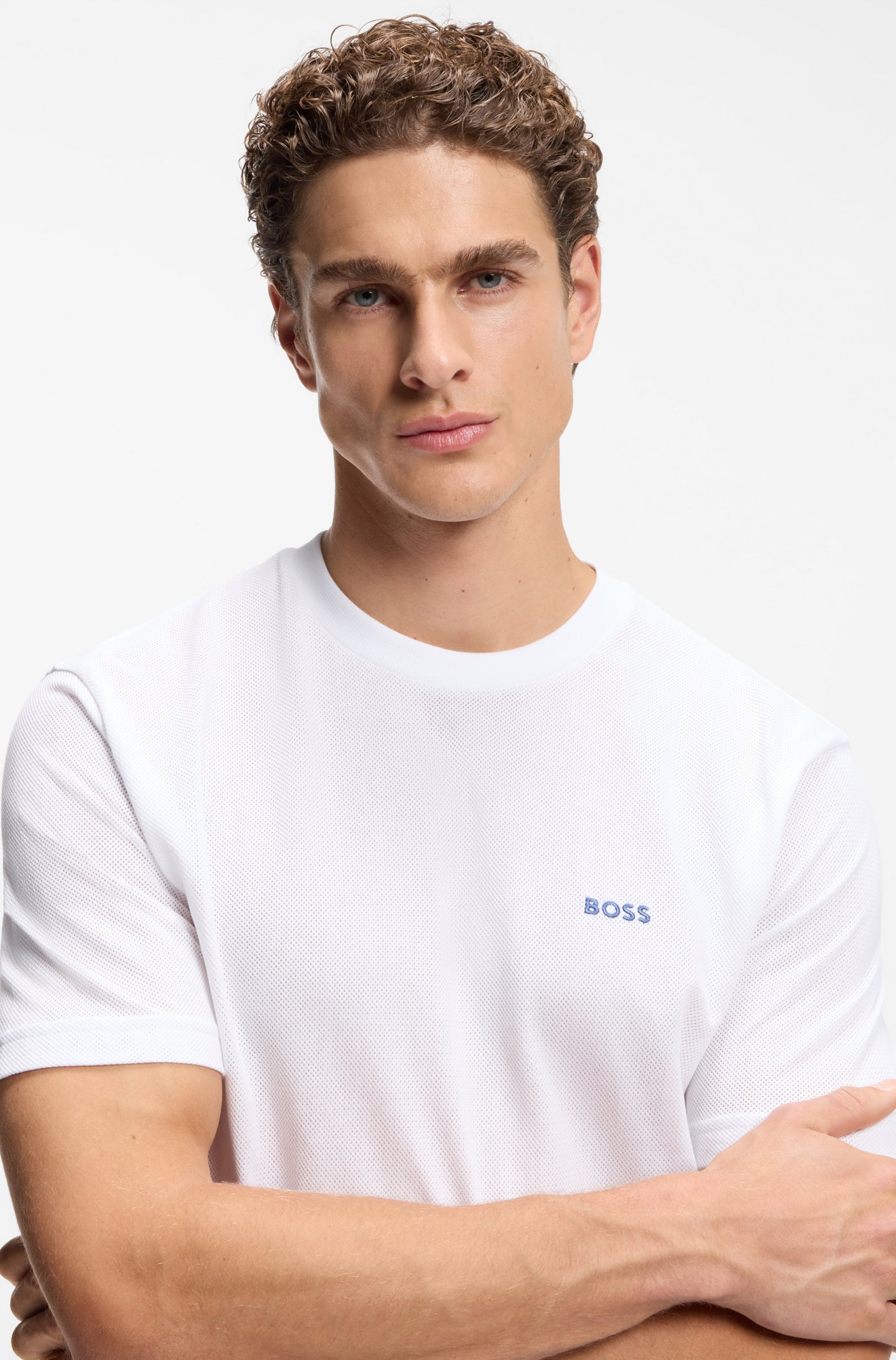 BOSS GREEN T-Shirt Rückendruck, Regular Fit, reine Baumwolle