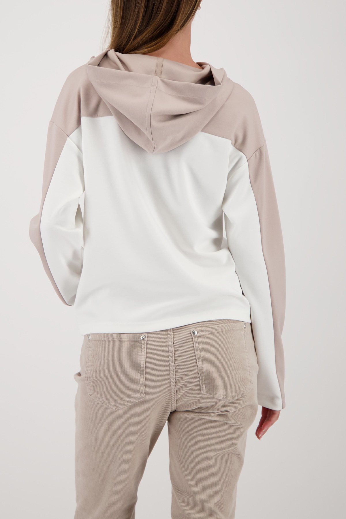 Thumbnail - Monari Kapuzensweatshirt "Sweatshirt Basic Prägedruck", Regular fit mit Kapuze